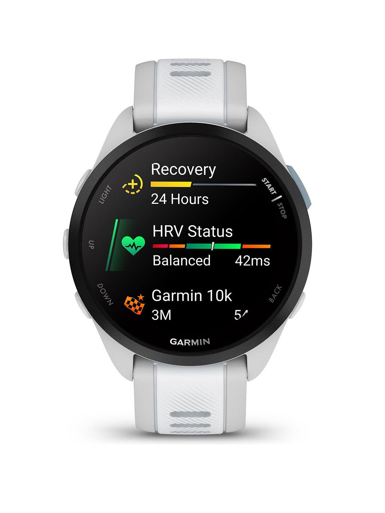 Image 2 of 6 of Garmin Forerunner 165 Smartwatch with&nbsp;Music, GPS, WiFi -&nbsp;Mist Grey/Whitestone