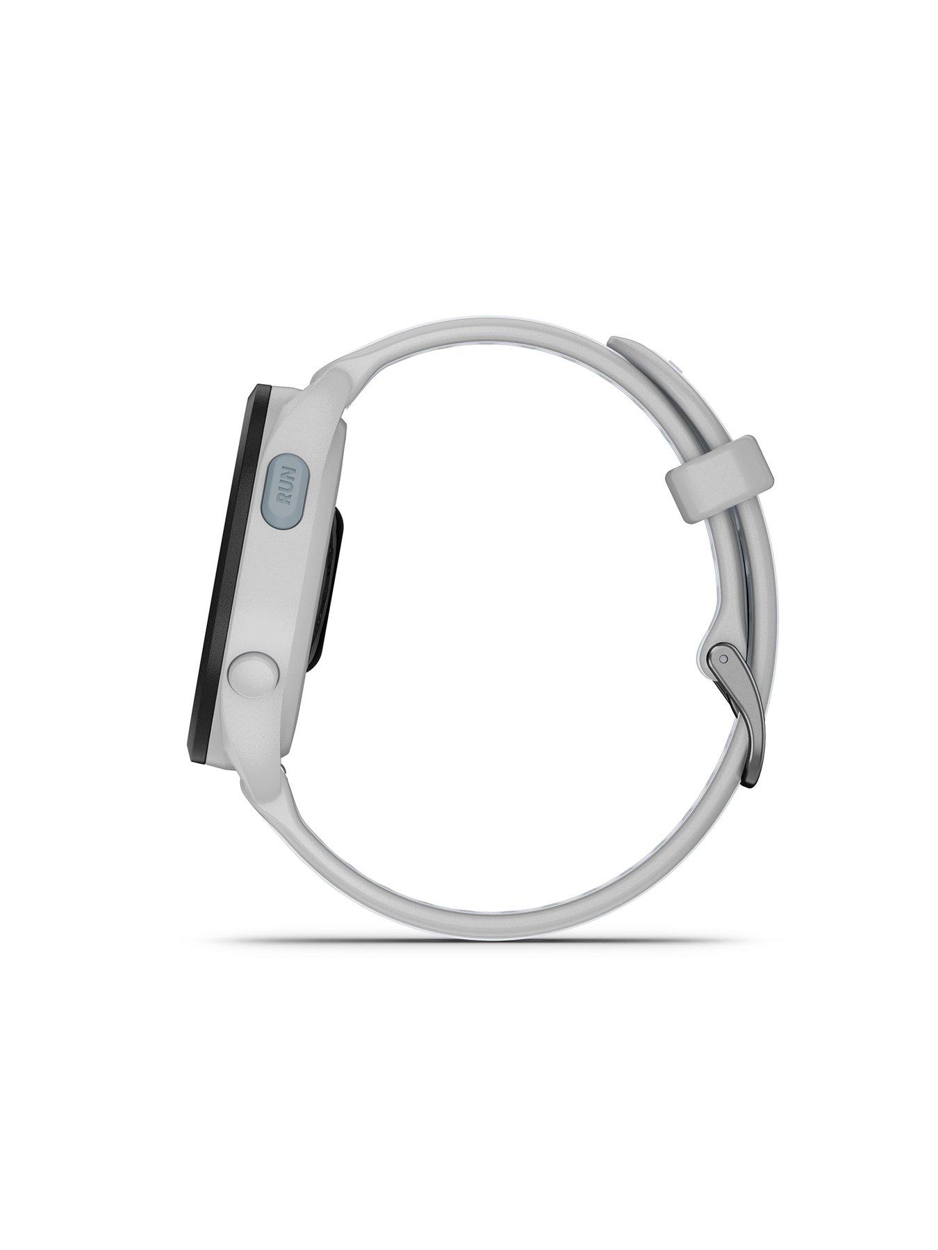 Image 3 of 6 of Garmin Forerunner 165 Smartwatch with&nbsp;Music, GPS, WiFi -&nbsp;Mist Grey/Whitestone
