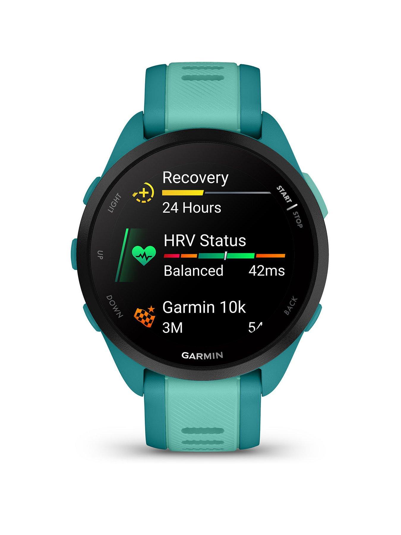 Image 2 of 7 of Garmin Forerunner 165 Smartwatch with&nbsp;Music, GPS, WiFi -&nbsp;Turquoise/Aqua