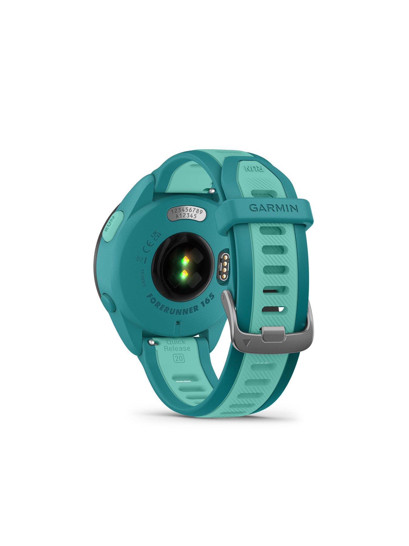 Image 5 of 7 of Garmin Forerunner 165 Smartwatch with&nbsp;Music, GPS, WiFi -&nbsp;Turquoise/Aqua