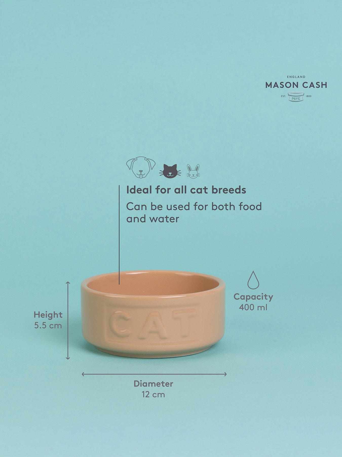 Image 5 of 6 of Mason Cash Cane Lettered Cat Bowl 13cm