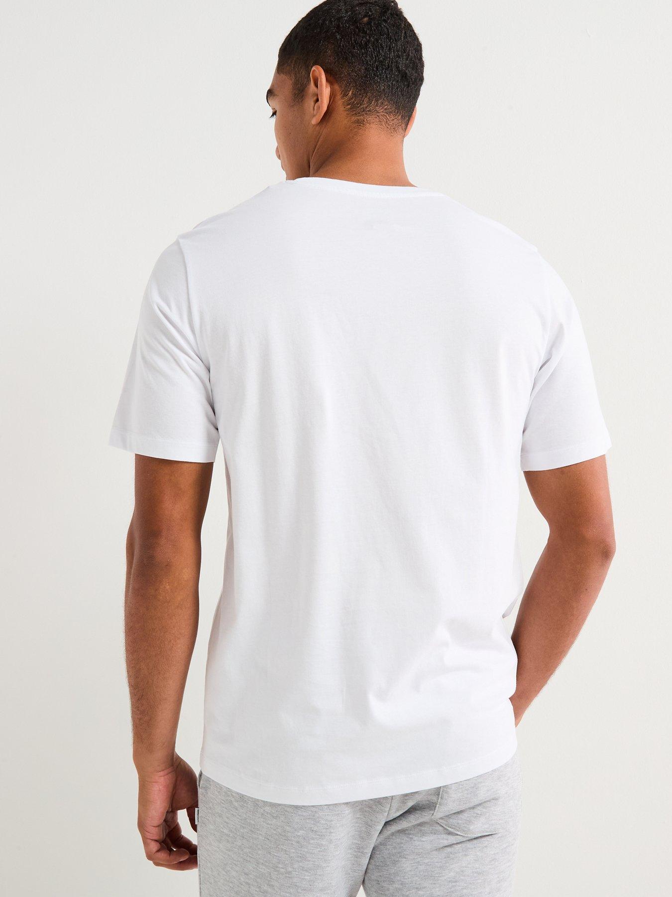 Image 2 of 4 of Jack & Jones Logo Short Sleeve T-Shirt - White