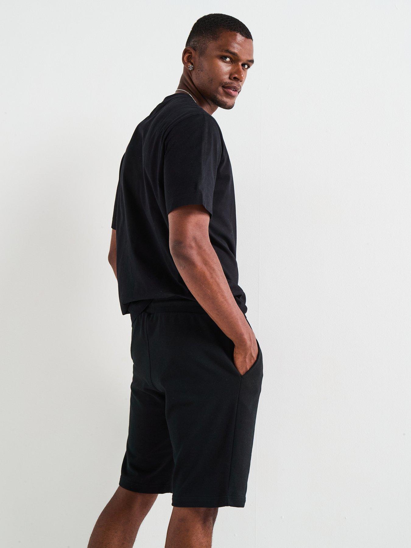 Image 2 of 6 of Jack & Jones Gordon Archive Mid Length Sweat Shorts - Black