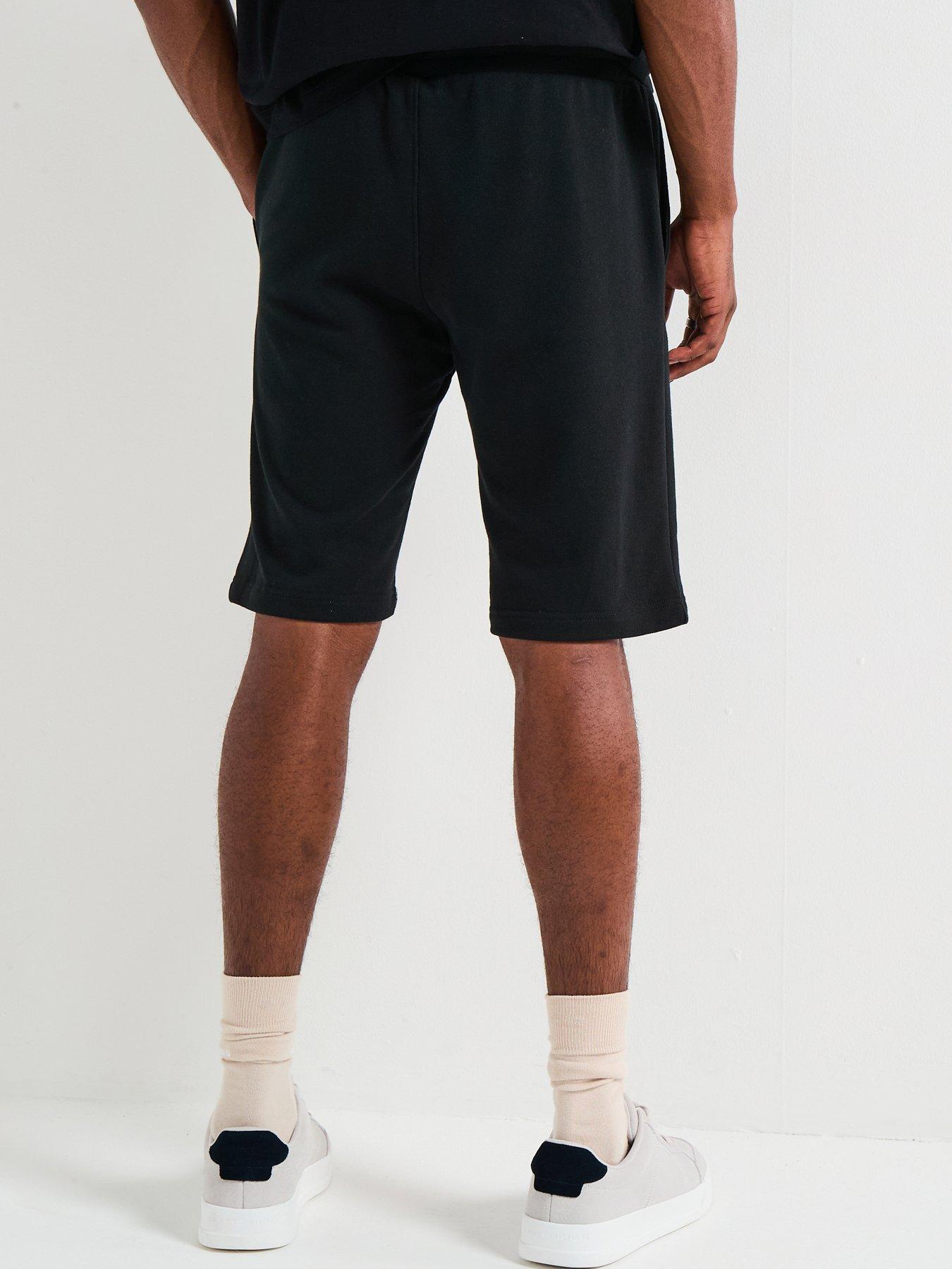 Image 6 of 6 of Jack & Jones Gordon Archive Mid Length Sweat Shorts - Black