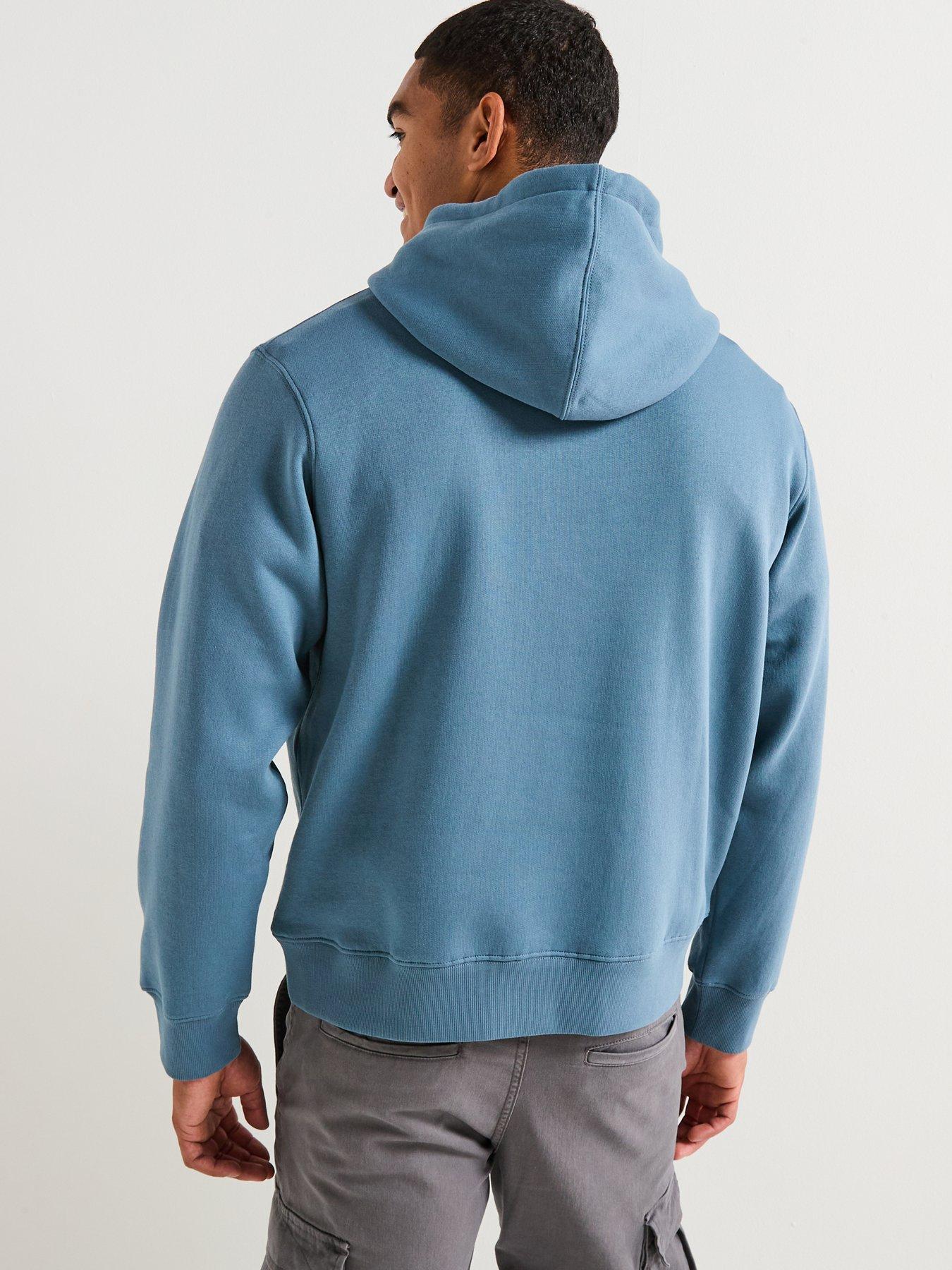 Image 2 of 5 of Jack & Jones Star Hoodie - Blue
