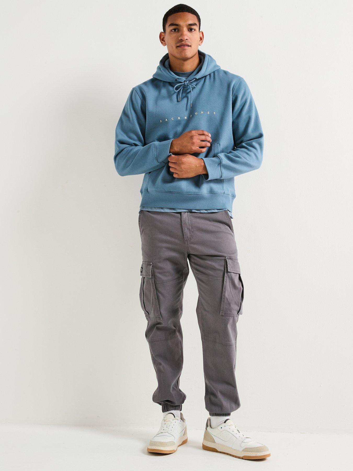 Image 3 of 5 of Jack & Jones Star Hoodie - Blue
