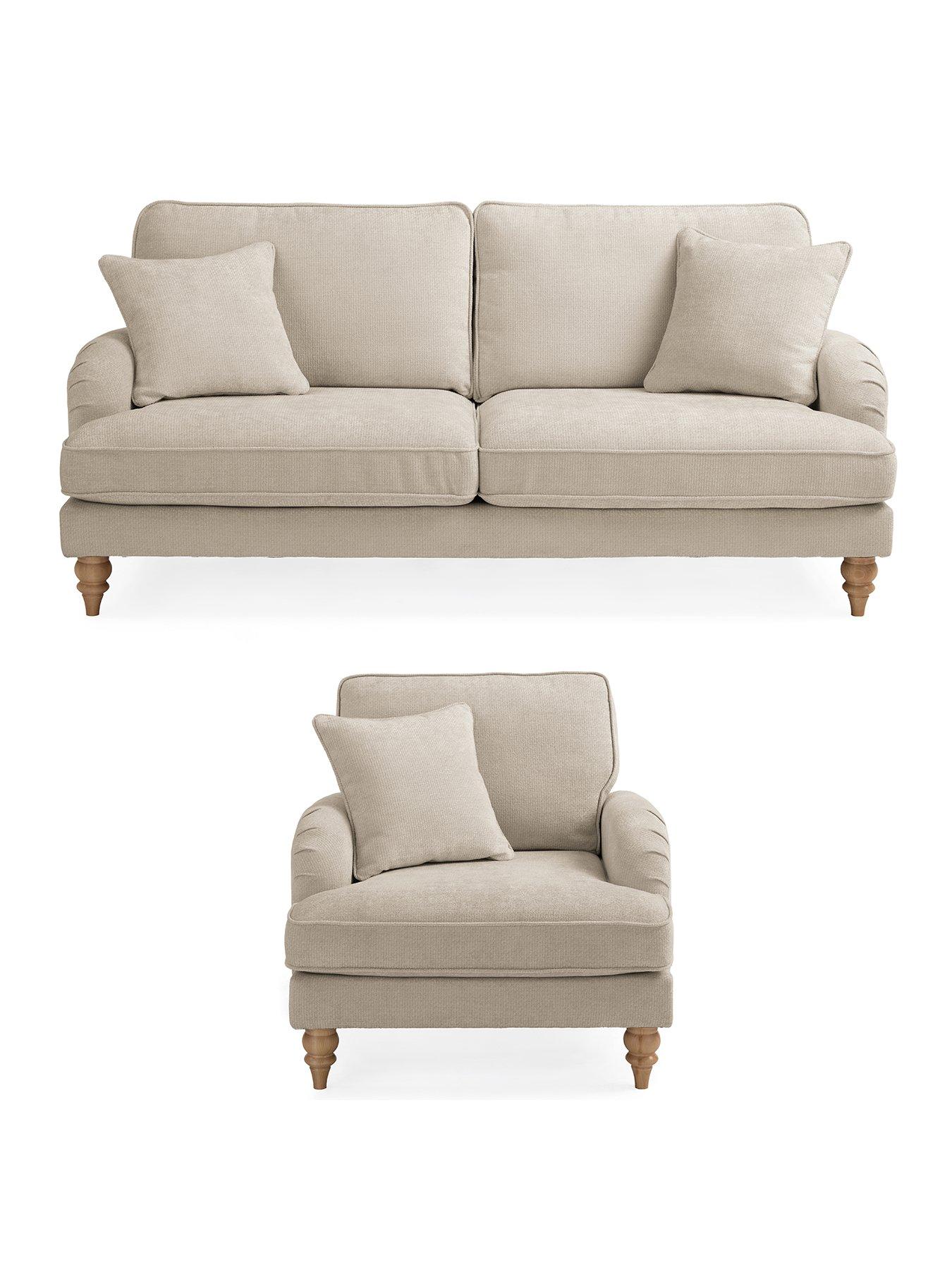 Image 2 of 7 of Michelle Keegan Home Hepburn 3 Seater + Chair