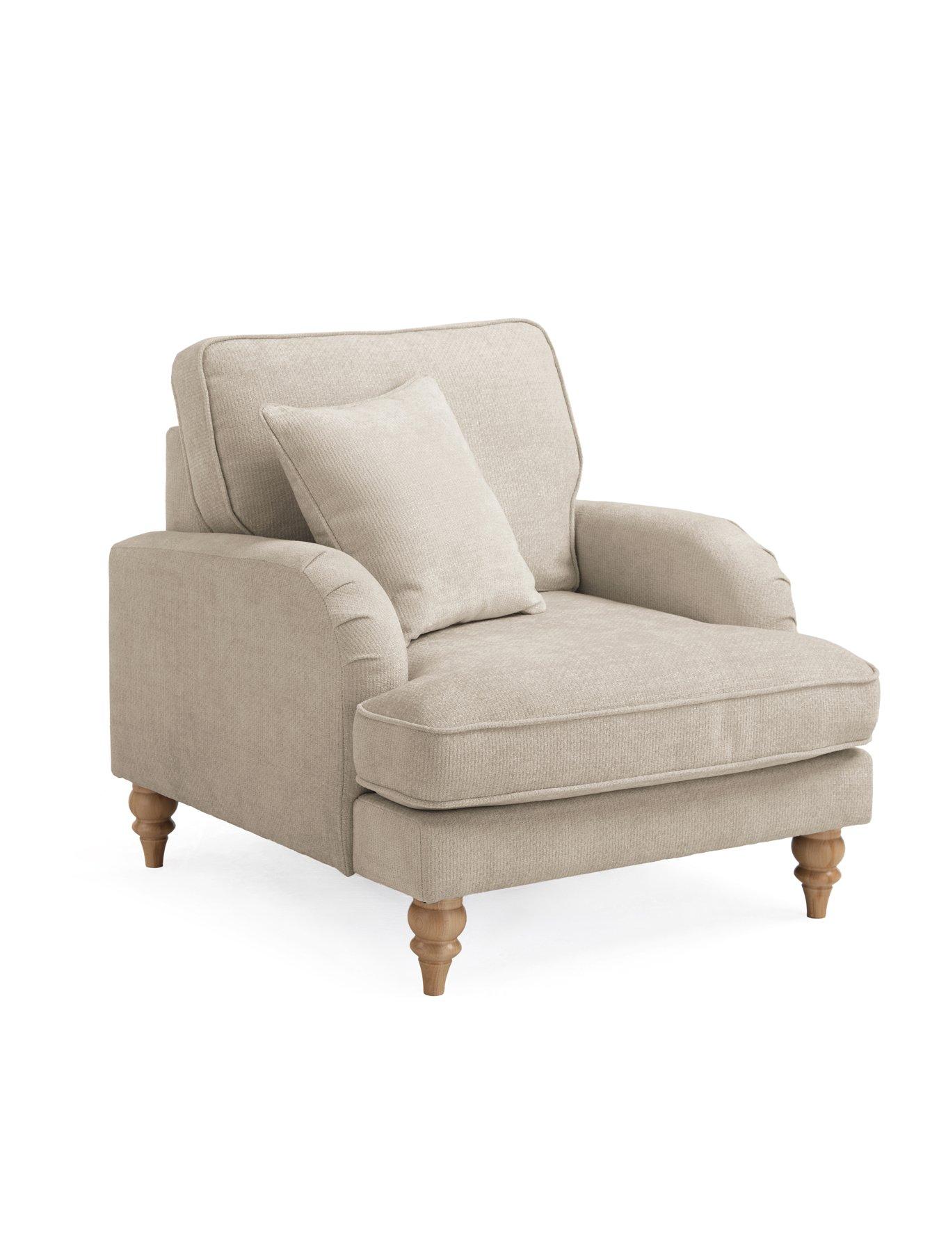 Image 4 of 7 of Michelle Keegan Home Hepburn 3 Seater + Chair