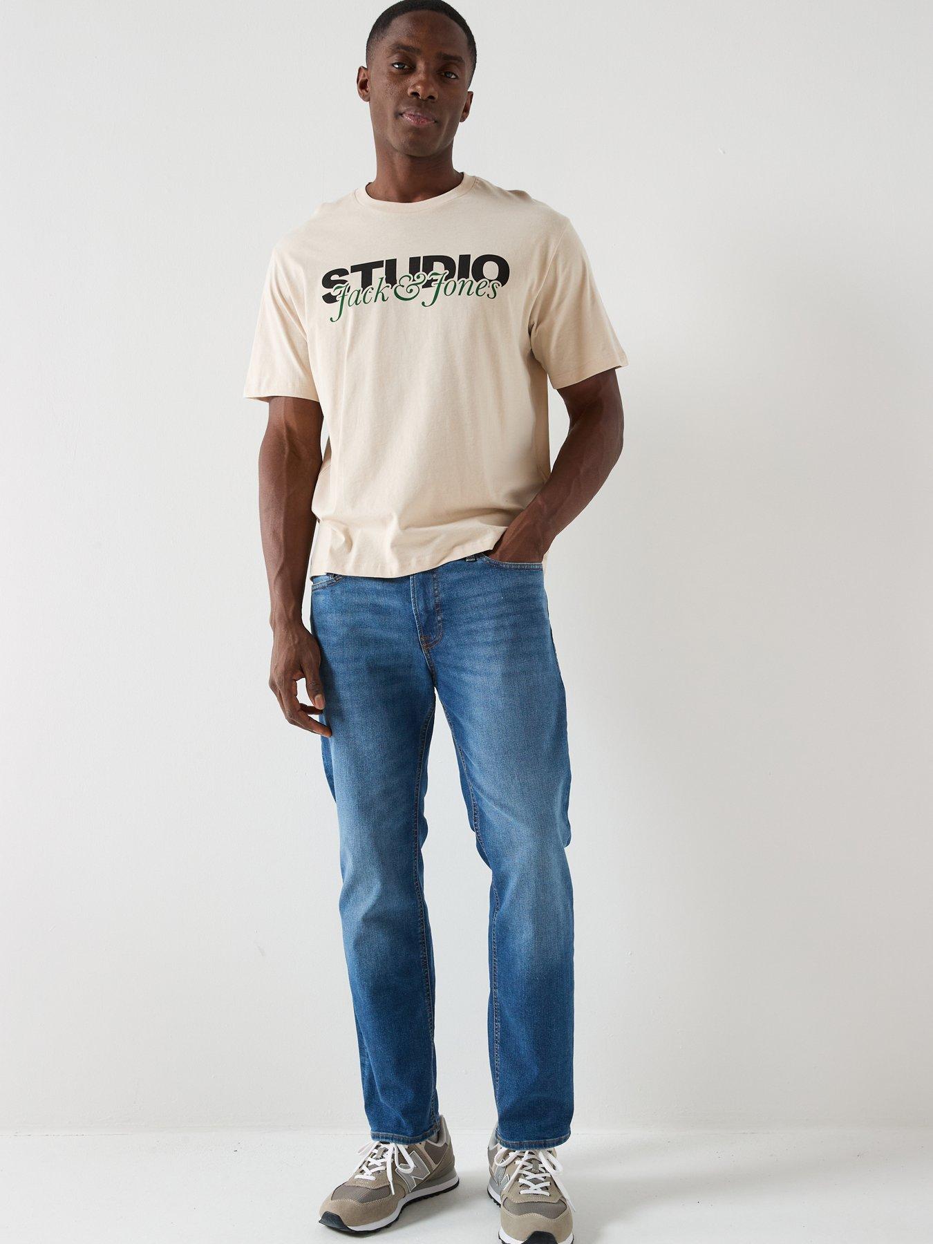 Image 3 of 5 of Jack & Jones Clark Original 223 Regular Fit Jeans - Blue