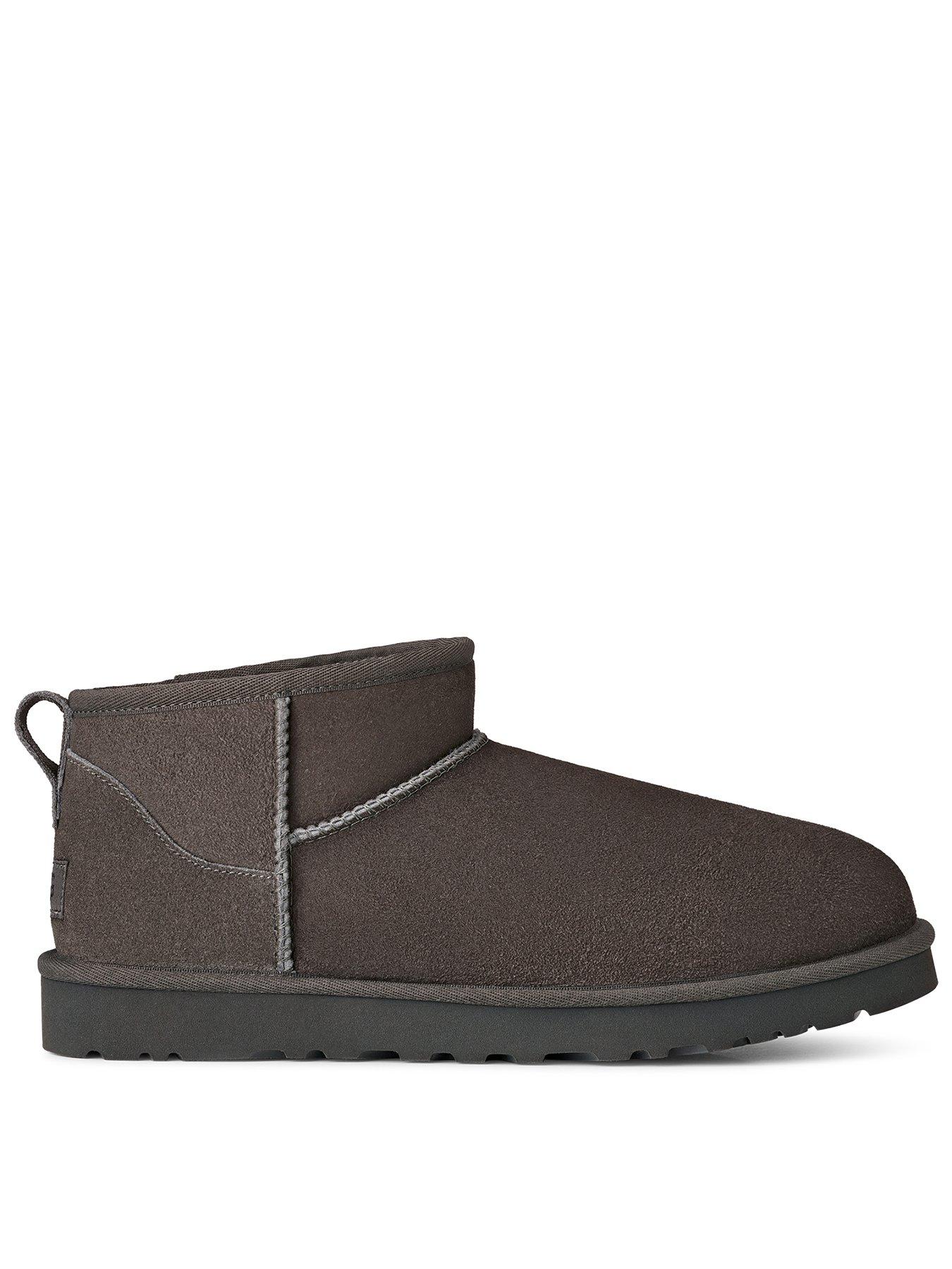 UGG Men's Classic Ultra Mini Chukka Boots - Dark Grey