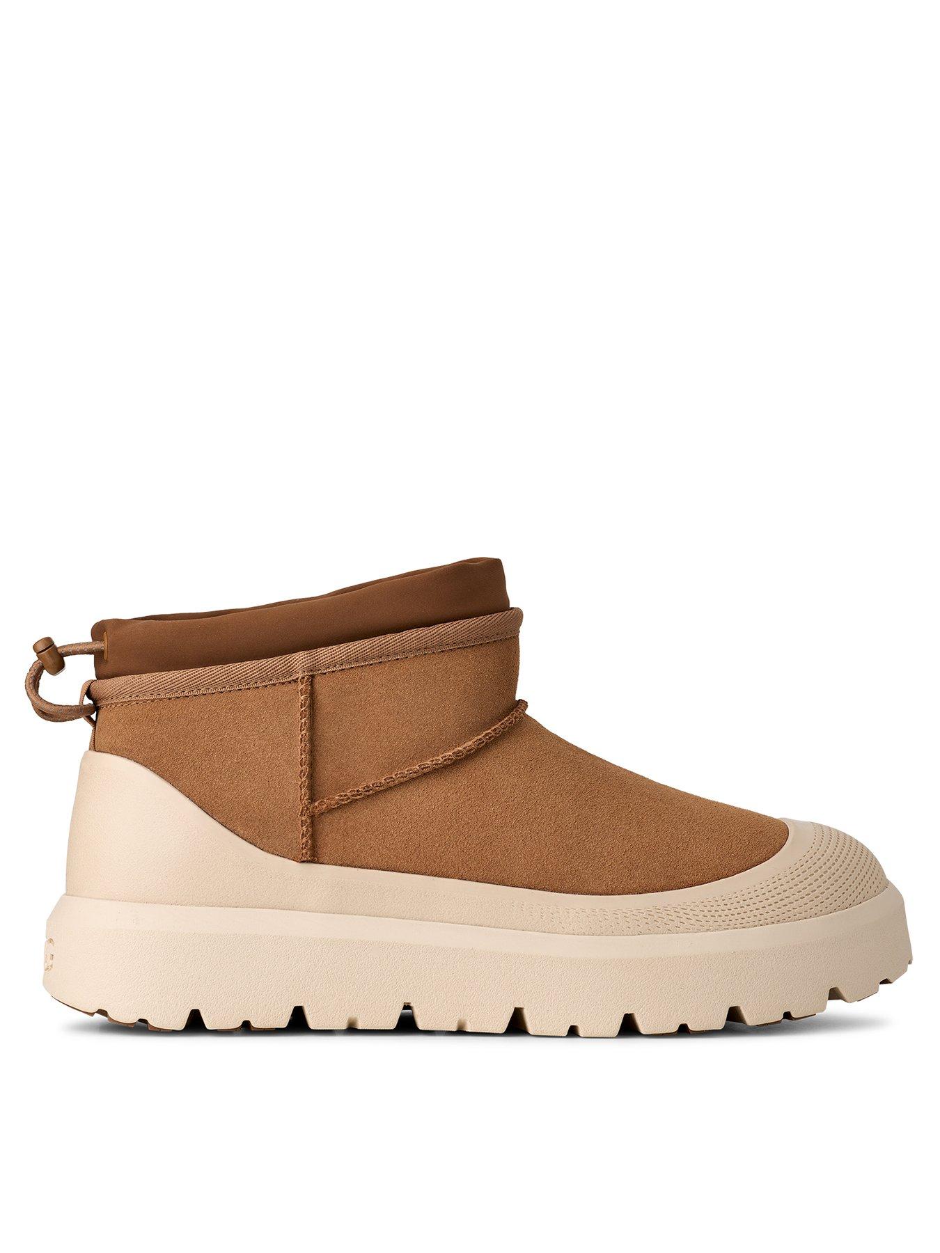 UGG Men's Ultra Mini Weather Hybrid Boot, Light Brown, Size 6, Men