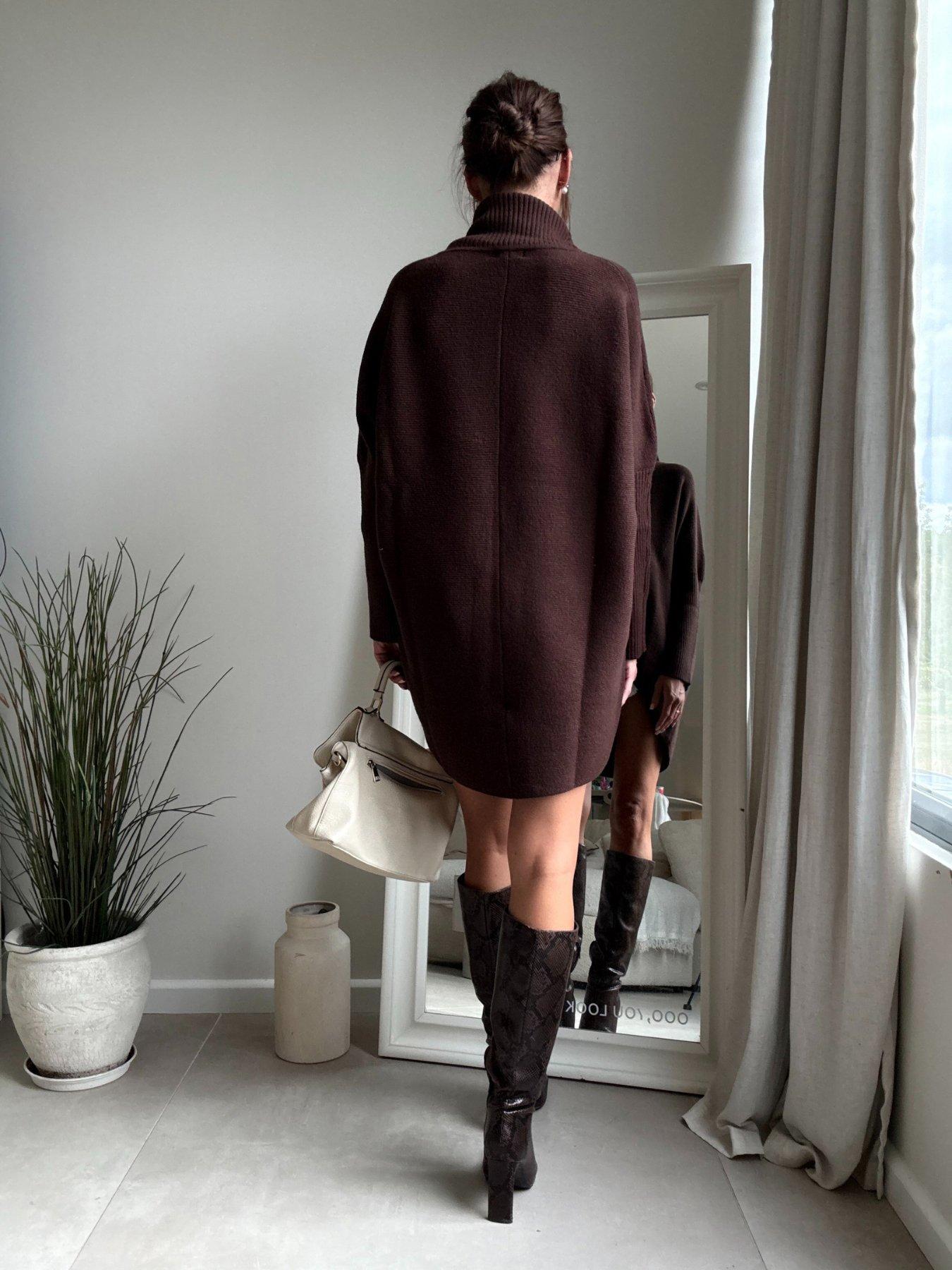 Image 2 of 5 of Style Cheat Hope High Neck Jumper - Brown