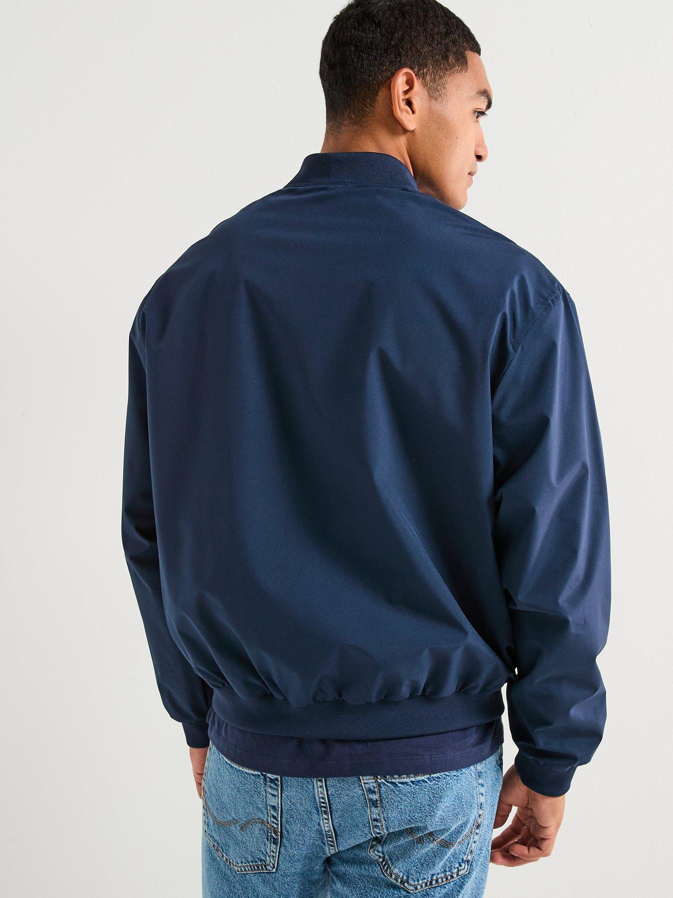 Image 2 of 6 of Jack & Jones Charge Bomber Jacket - Navy