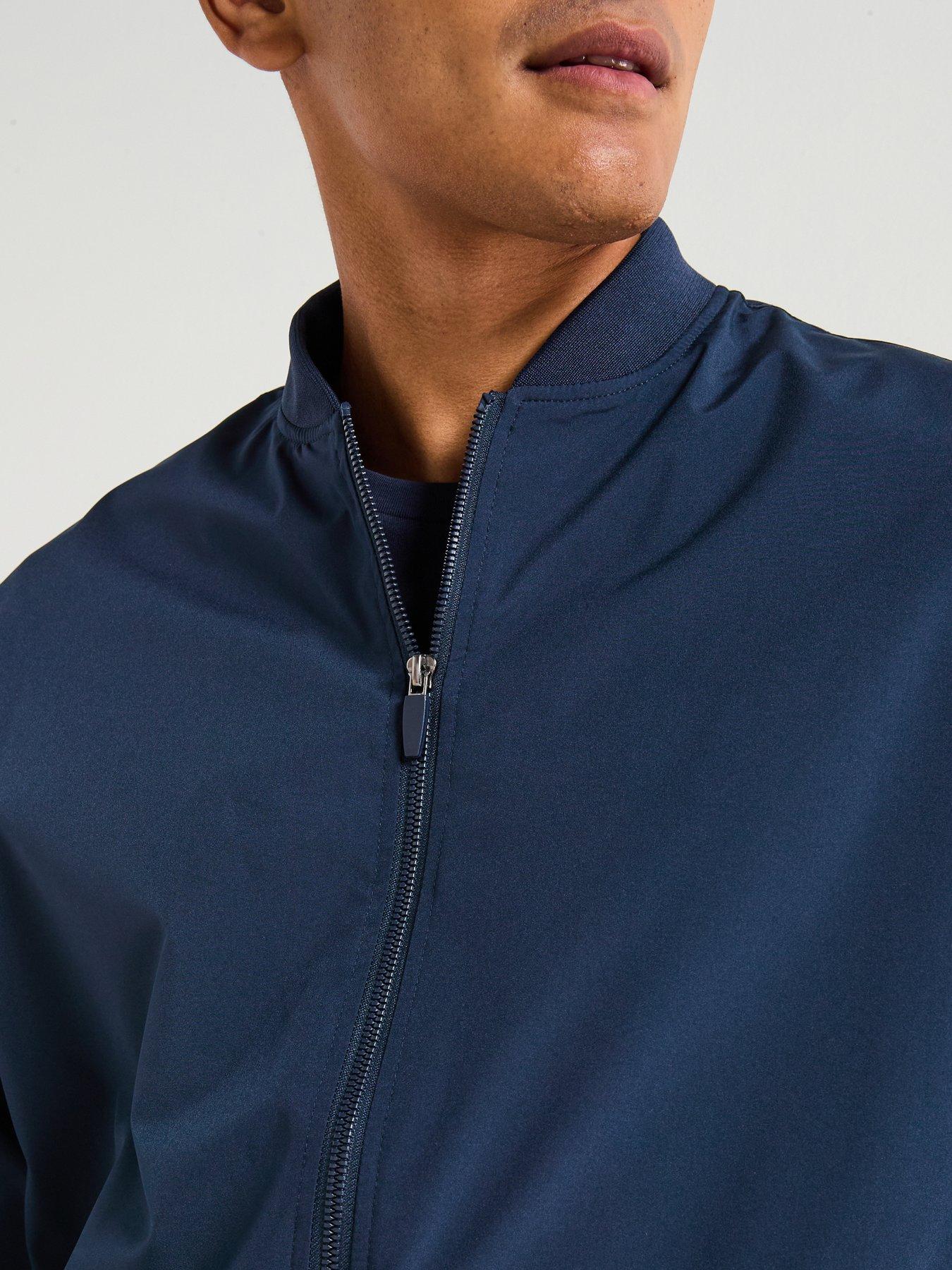 Image 4 of 6 of Jack & Jones Charge Bomber Jacket - Navy