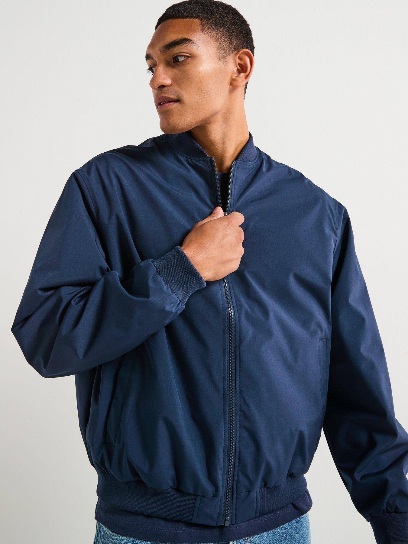 Image 6 of 6 of Jack & Jones Charge Bomber Jacket - Navy