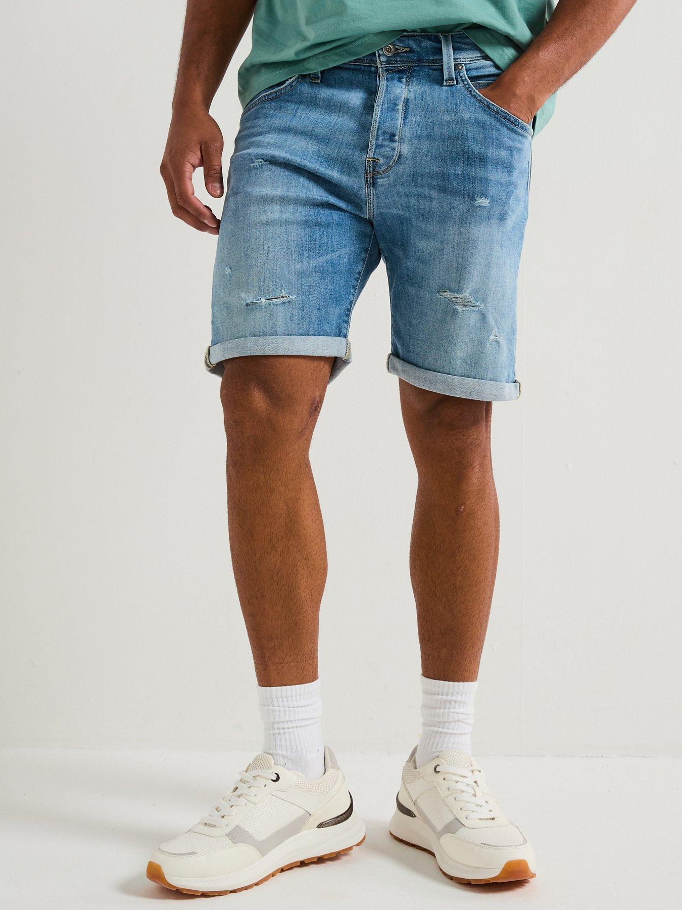 Jack & Jones Fox Denim Shorts - Blue