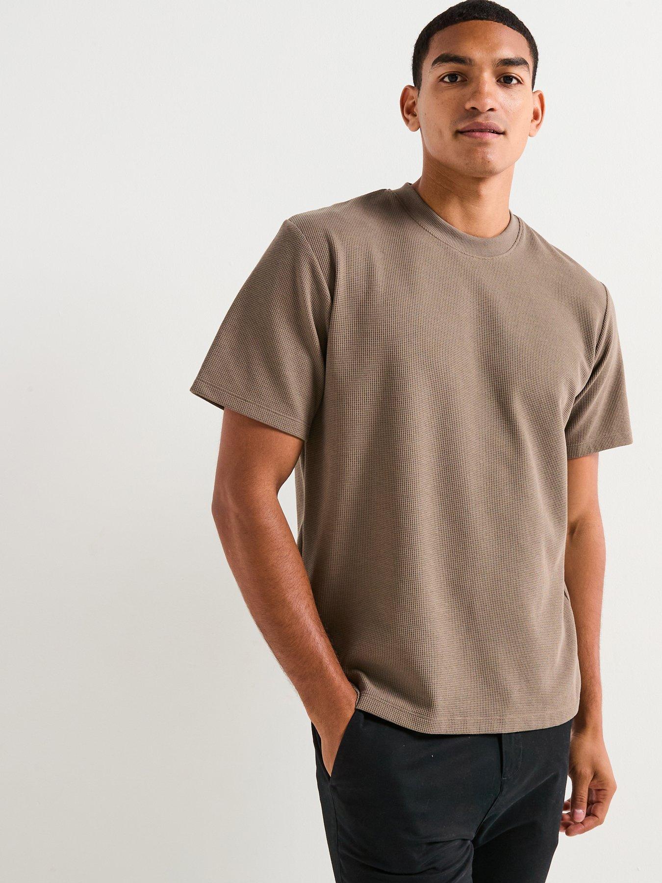 Jack & Jones Austin Short Sleeve Crew Neck T-Shirt - Brown