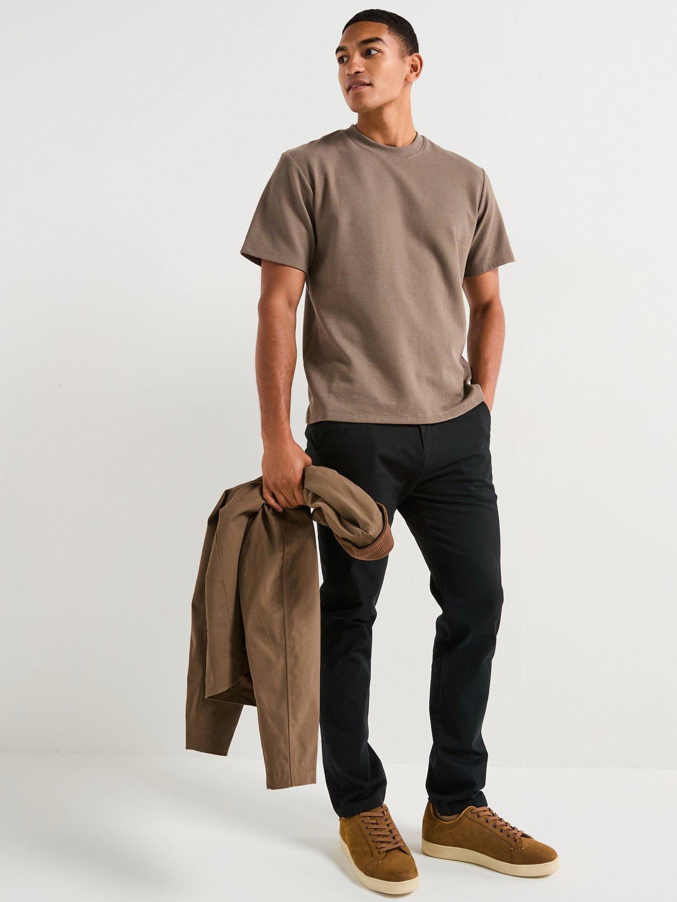 Image 3 of 5 of Jack & Jones Austin Short Sleeve Crew Neck T-Shirt - Brown