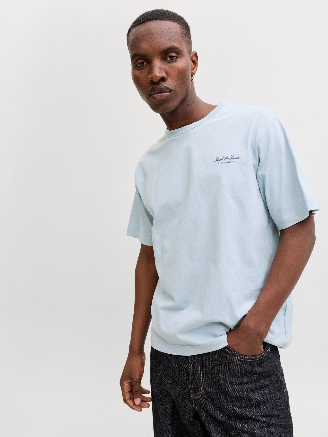 Jack & Jones: Archive Graphic Short Sleeve T-Shirt - Blue