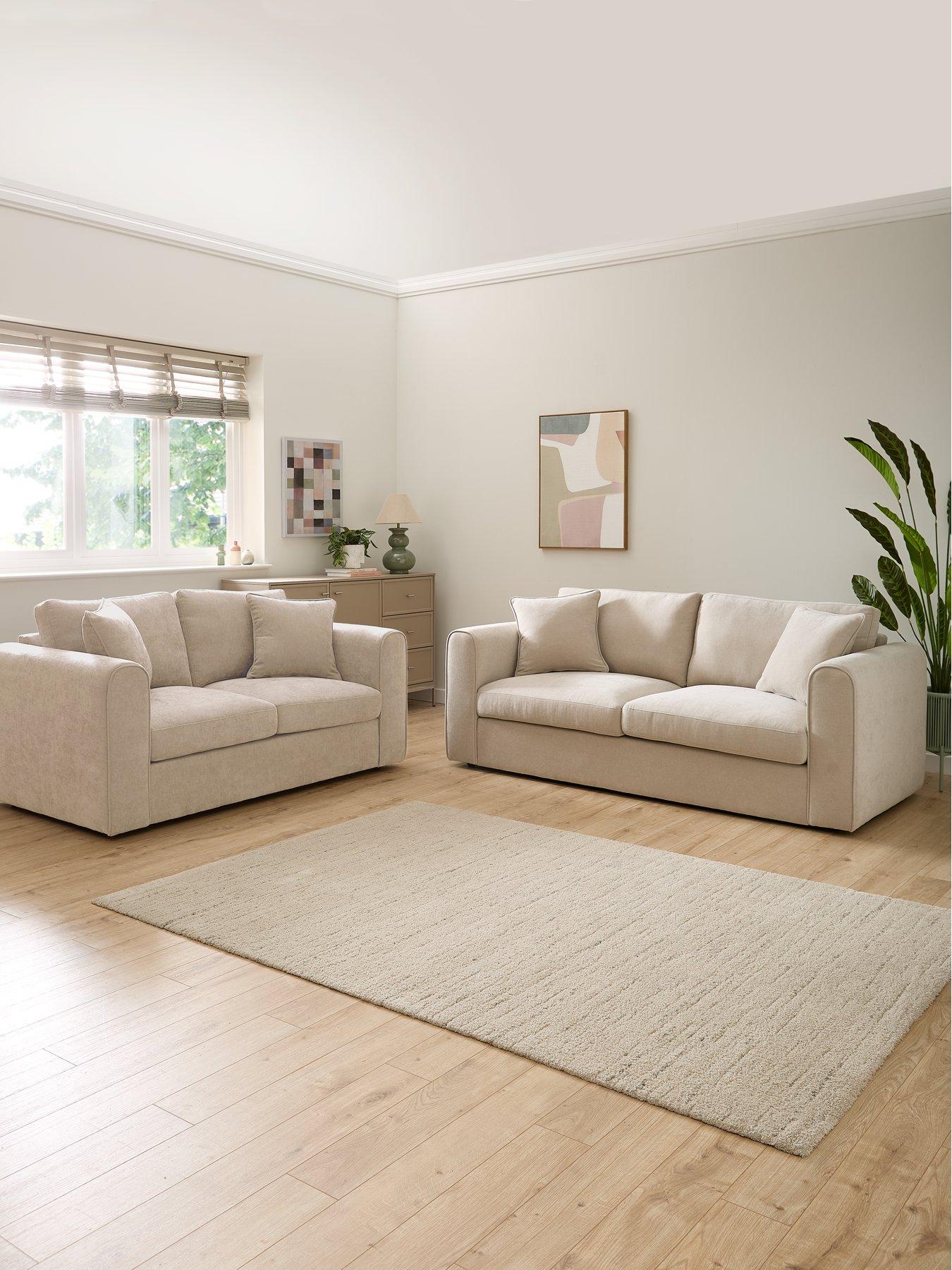 The Very Collection: Nylah Fabric 3 + 2 Seater Sofa Set (Buy  &  SAVE!) - FSC&reg; Certified