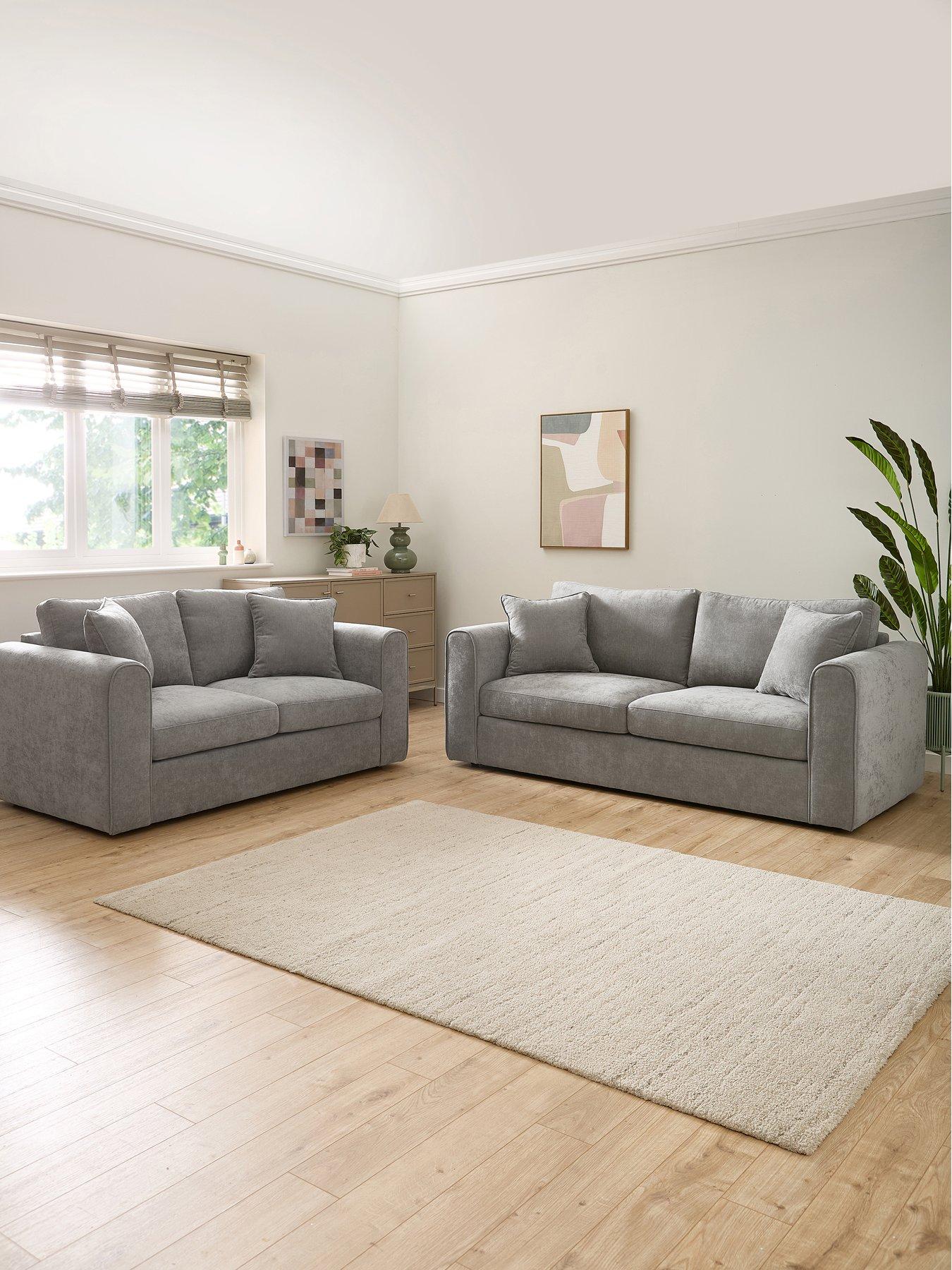 Image 1 of 7 of The Very Collection Nylah Fabric 3 + 2 Seater Sofa Set (Buy &amp; SAVE!)