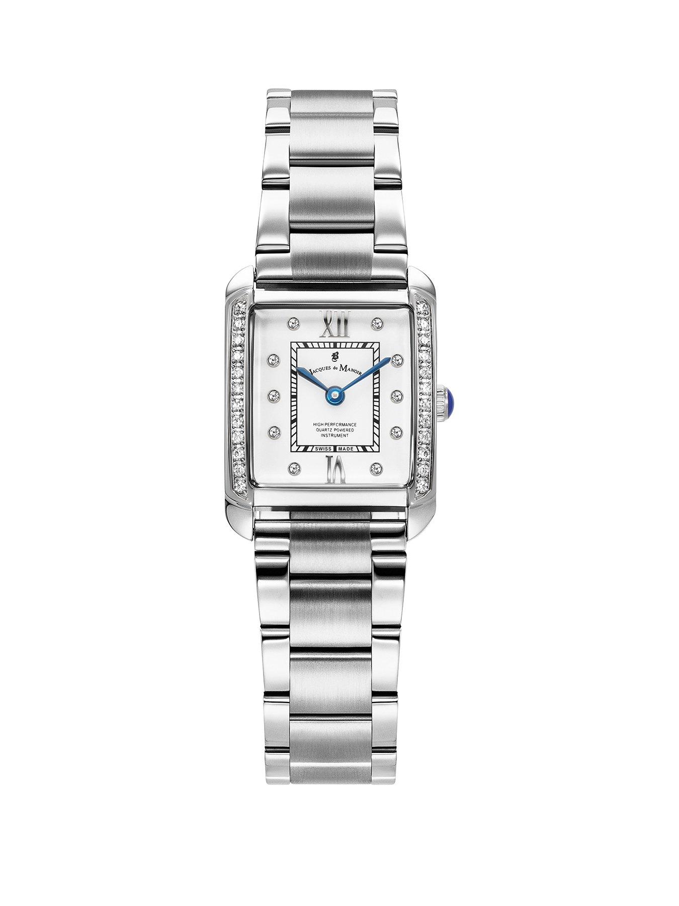 undefined Jacques Du Manoir Emily II Silver Stainless Steel Watch
