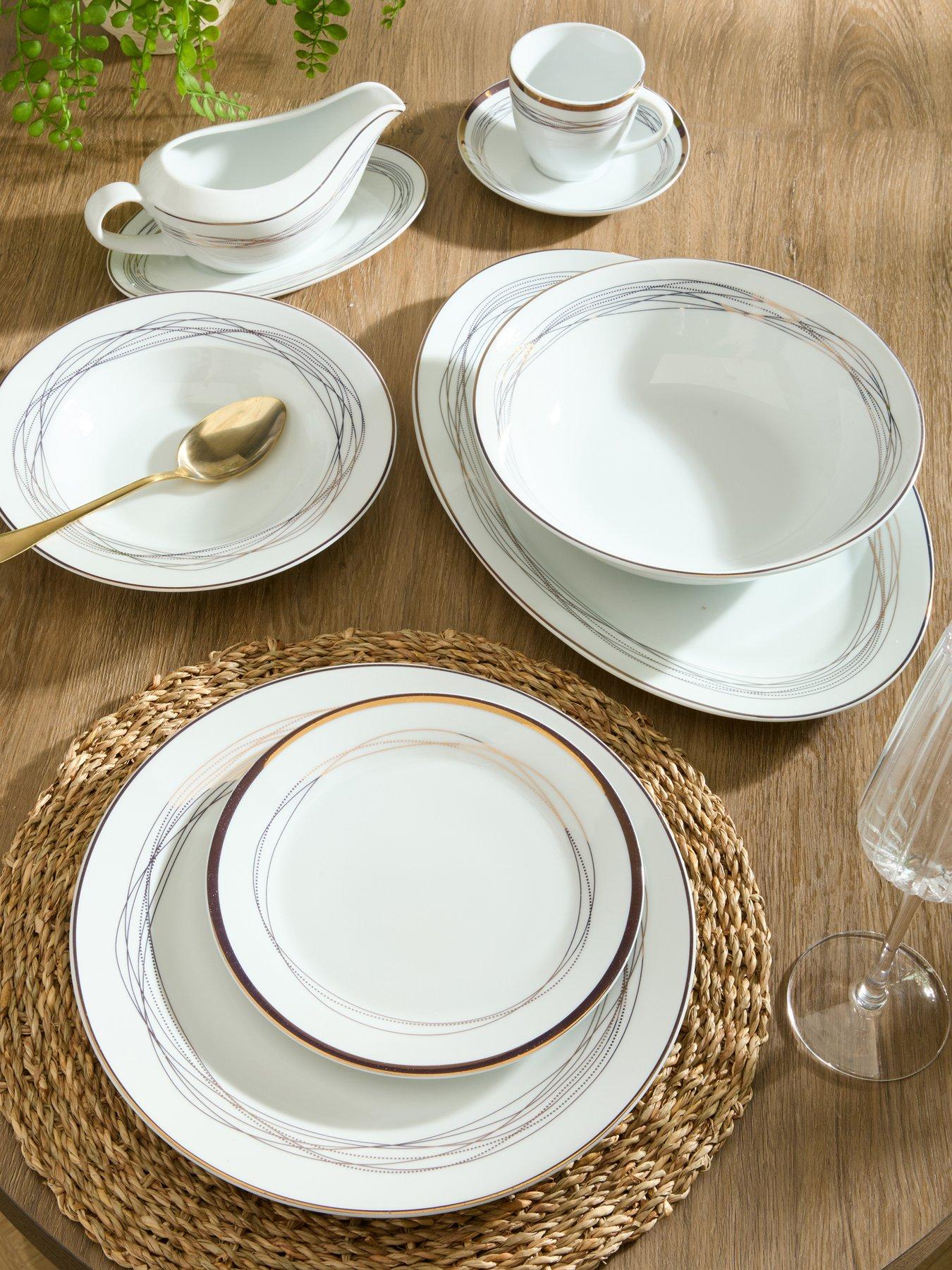 WATERSIDE 35pc Gold Swirl