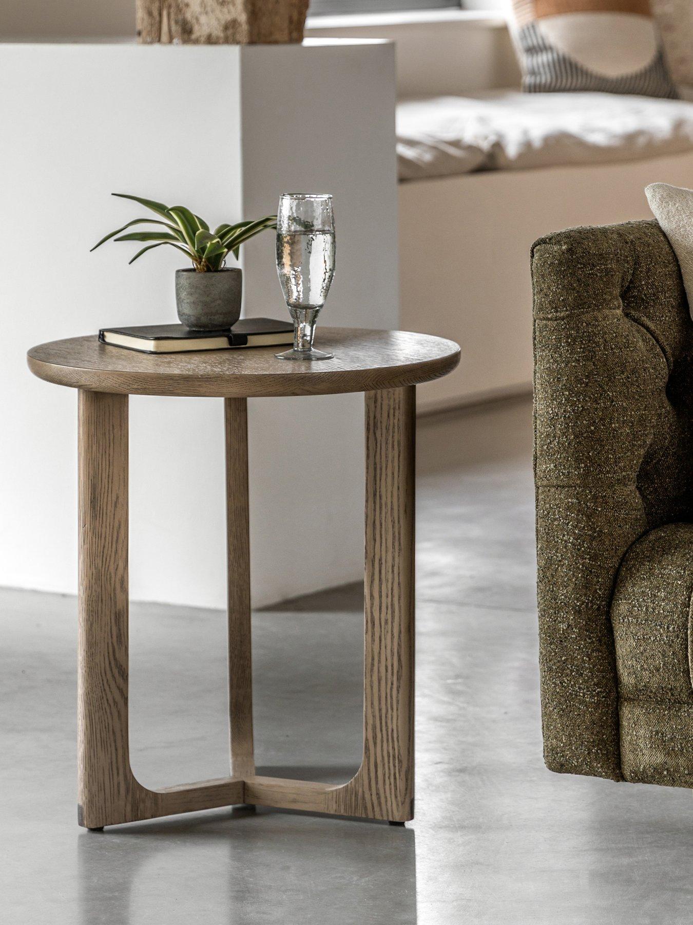 Gallery Direct Craft Side Table - Smoked Oak