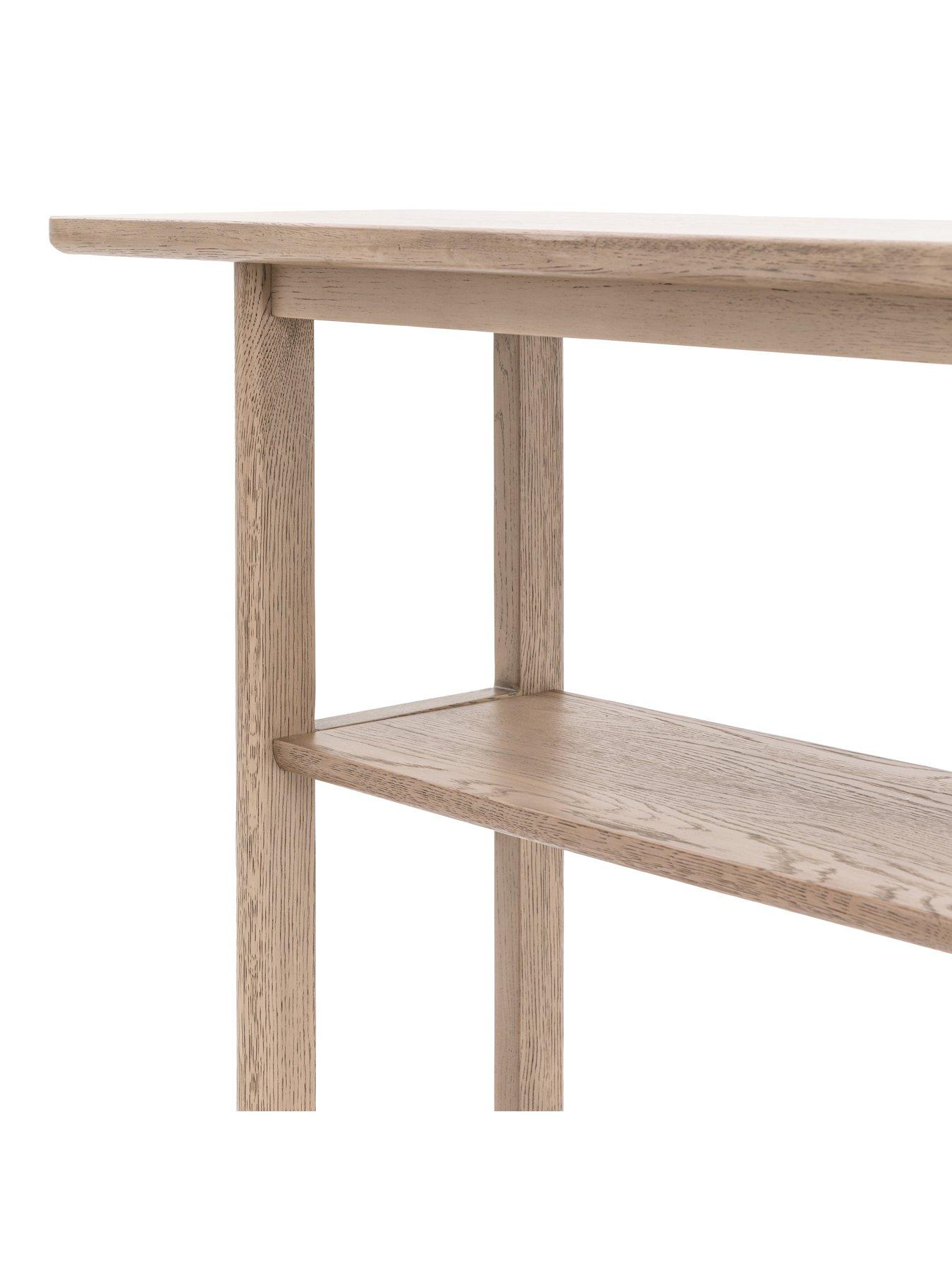 Image 5 of 7 of Gallery Direct Craft Console Table - Smoked Oak