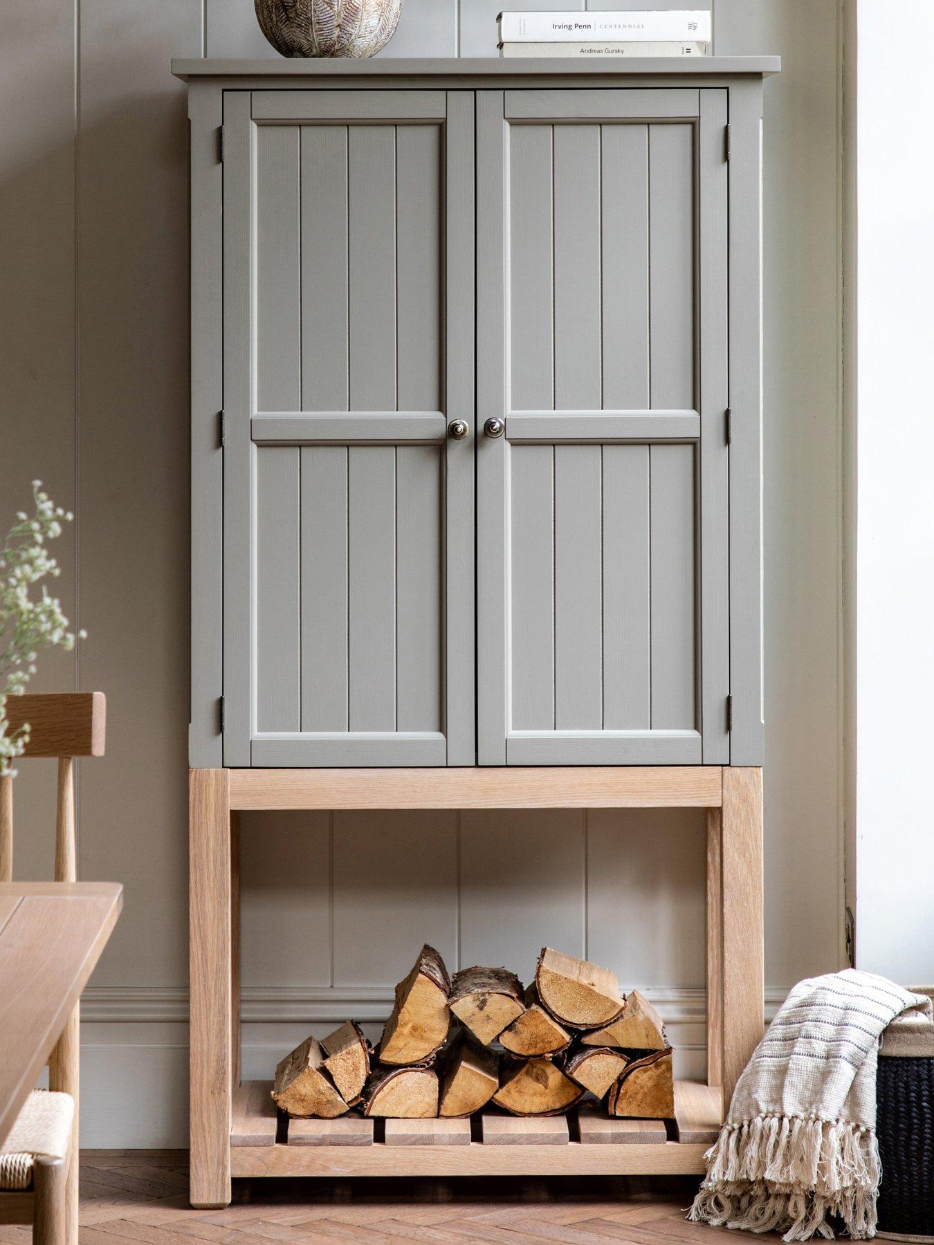 undefined Eton 2 Door Storage Unit - Prairie - Contains Solid Wood