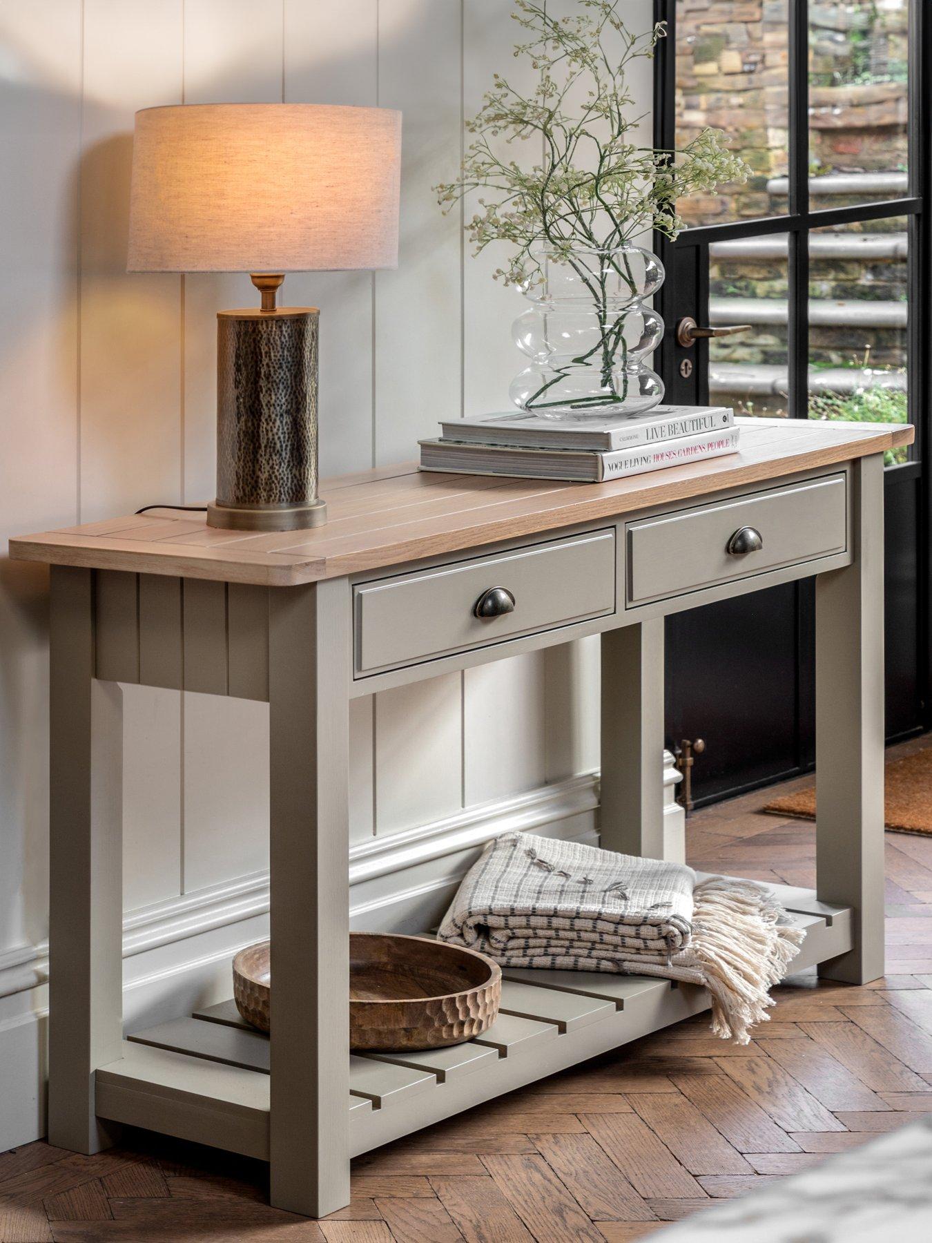 undefined Eton 2 Drawer Console - Prairie - Contains Solid Wood