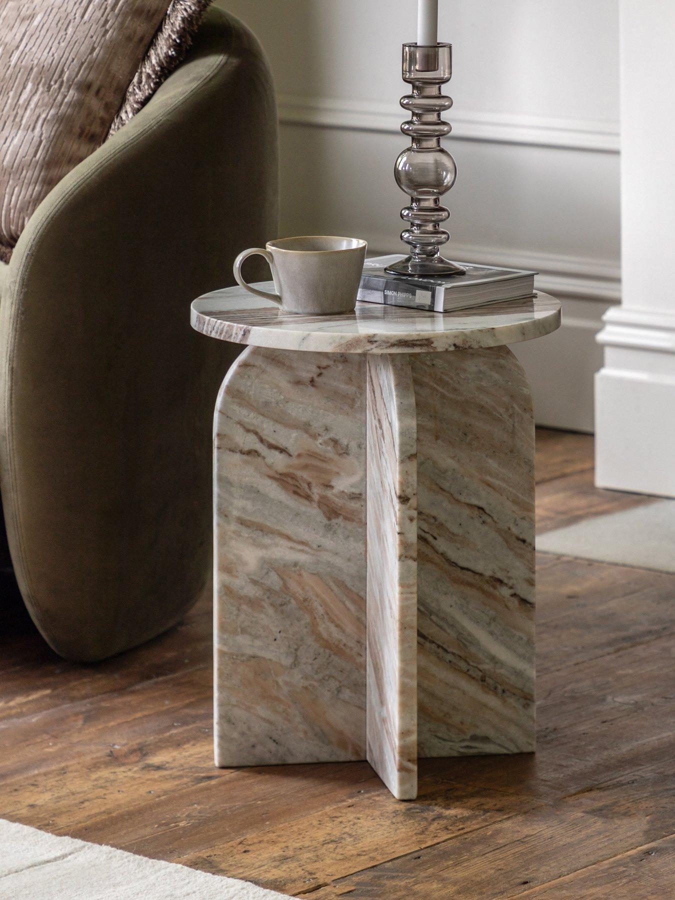 undefined Amina Side Table - Natural