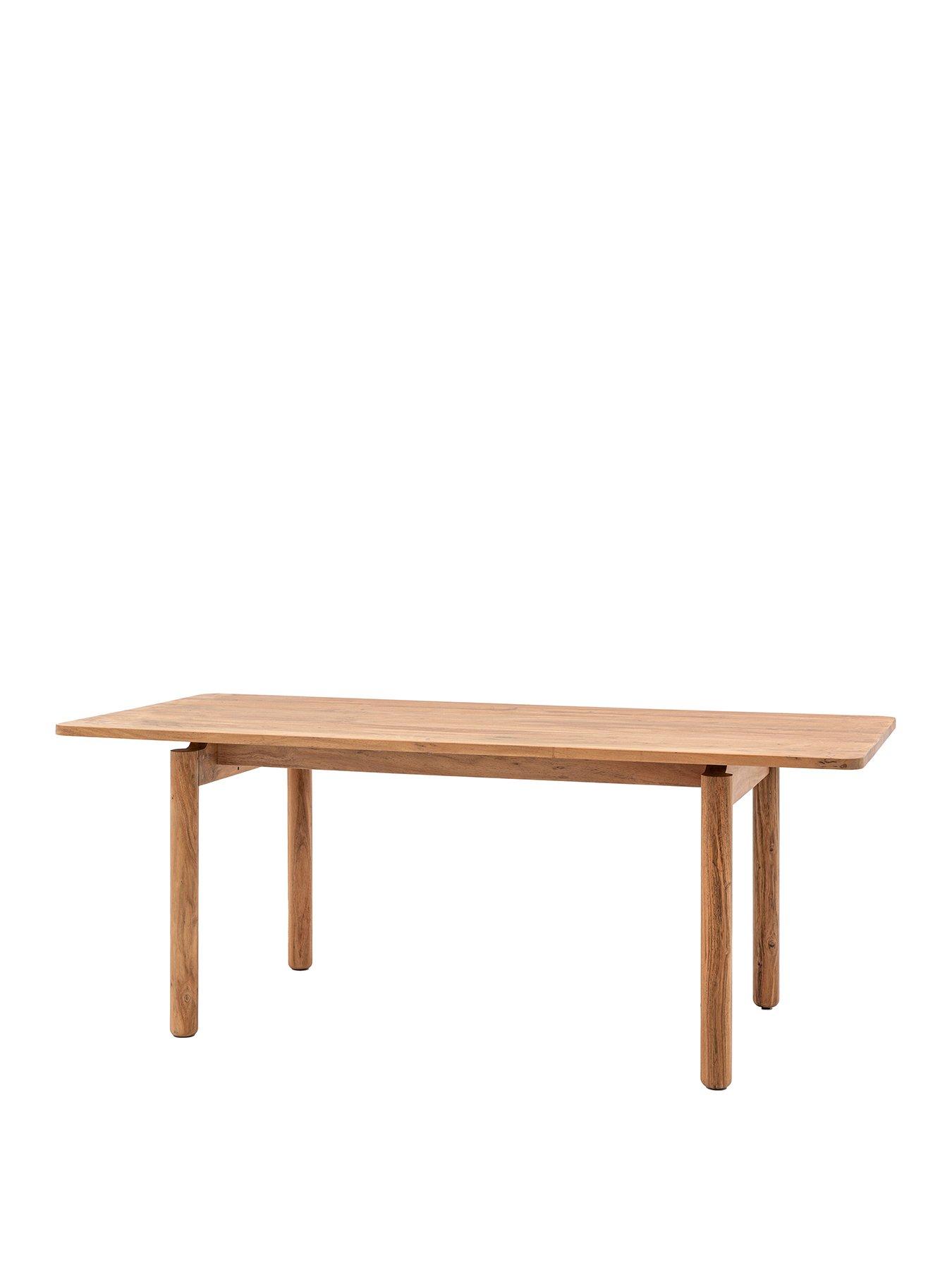Image 2 of 7 of Gallery Direct Cannes Solid Acacia Wood Dining Table