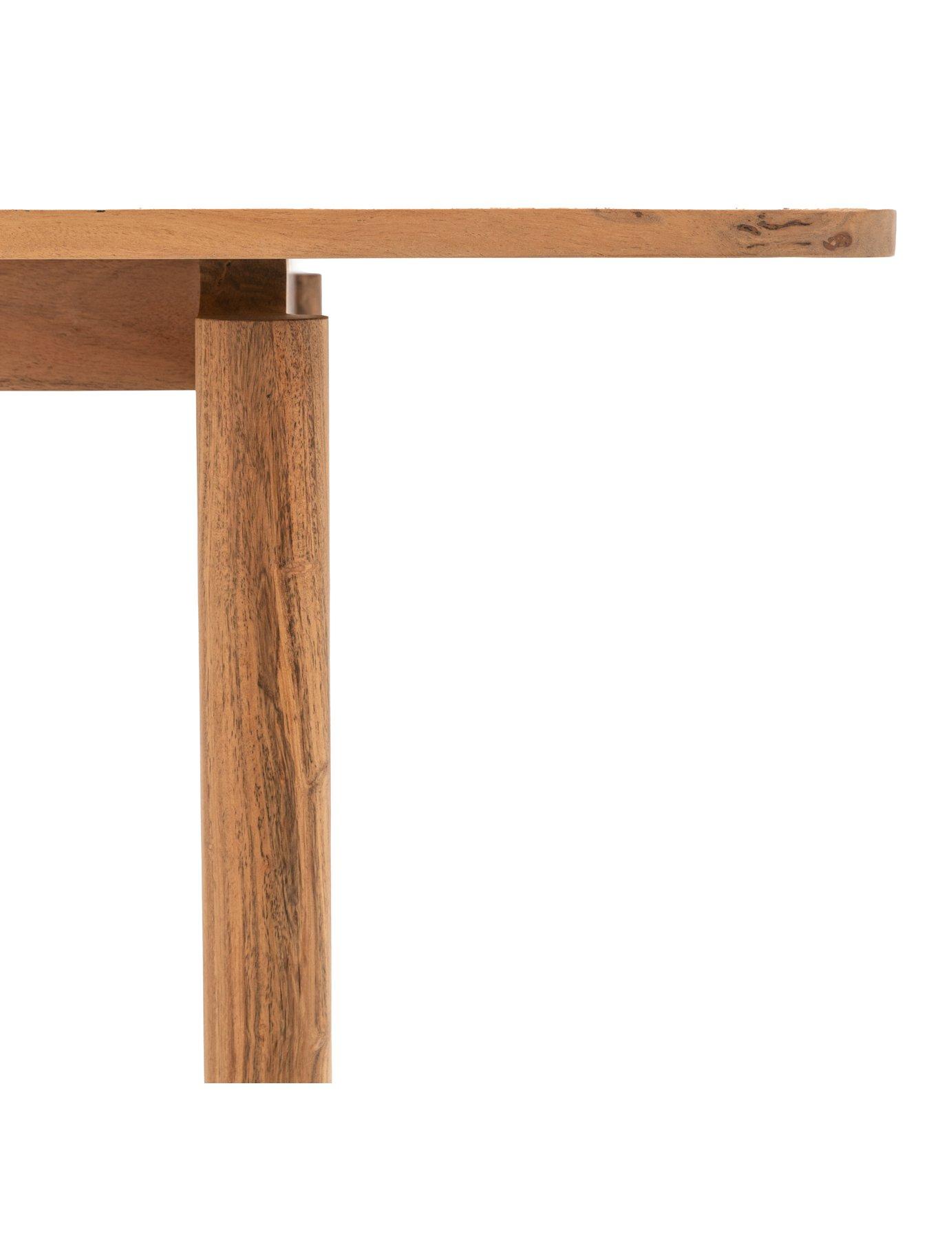 Image 5 of 7 of Gallery Direct Cannes Solid Acacia Wood Dining Table