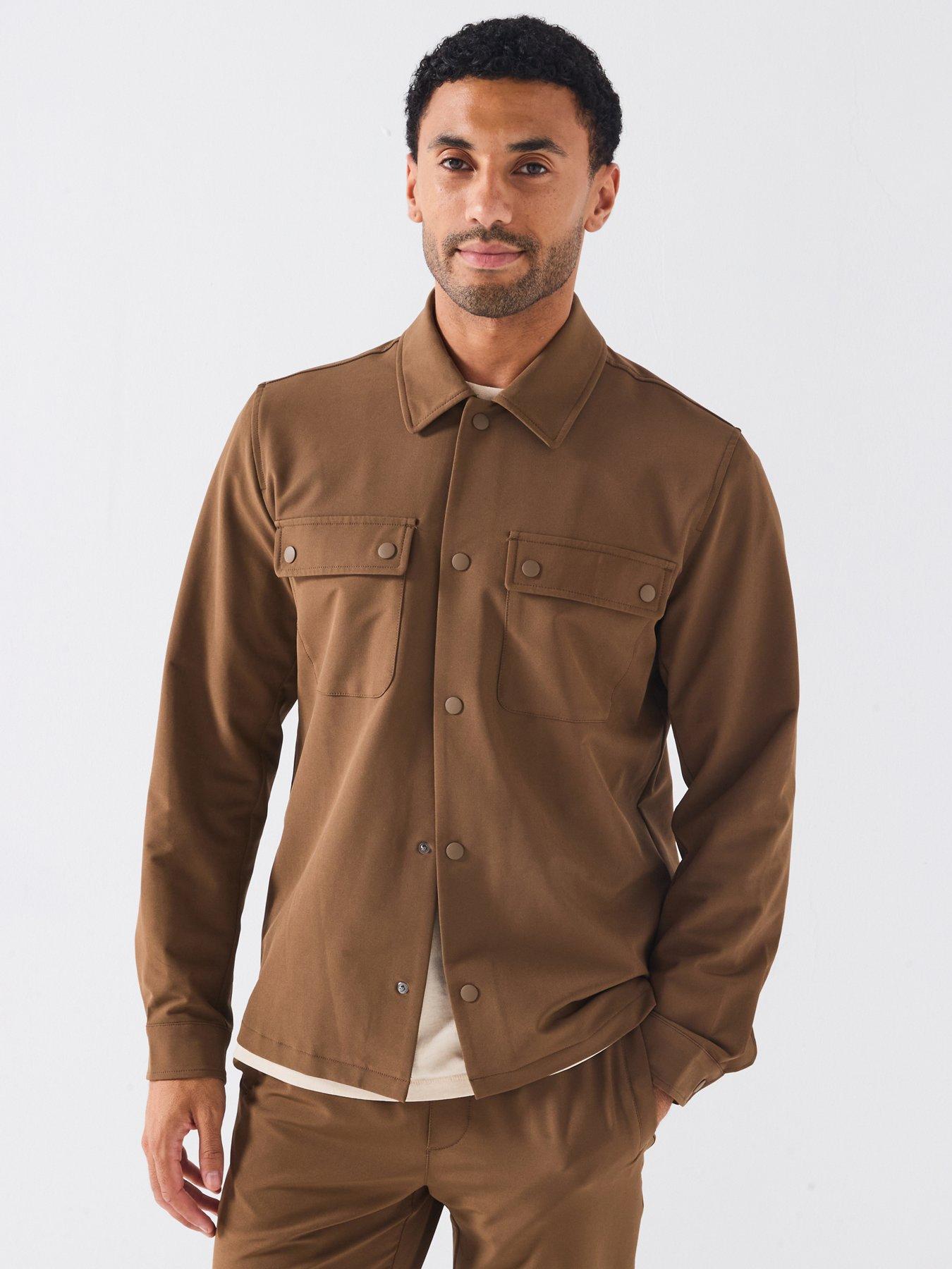 undefined Sebastian Tech Jacket - Brown