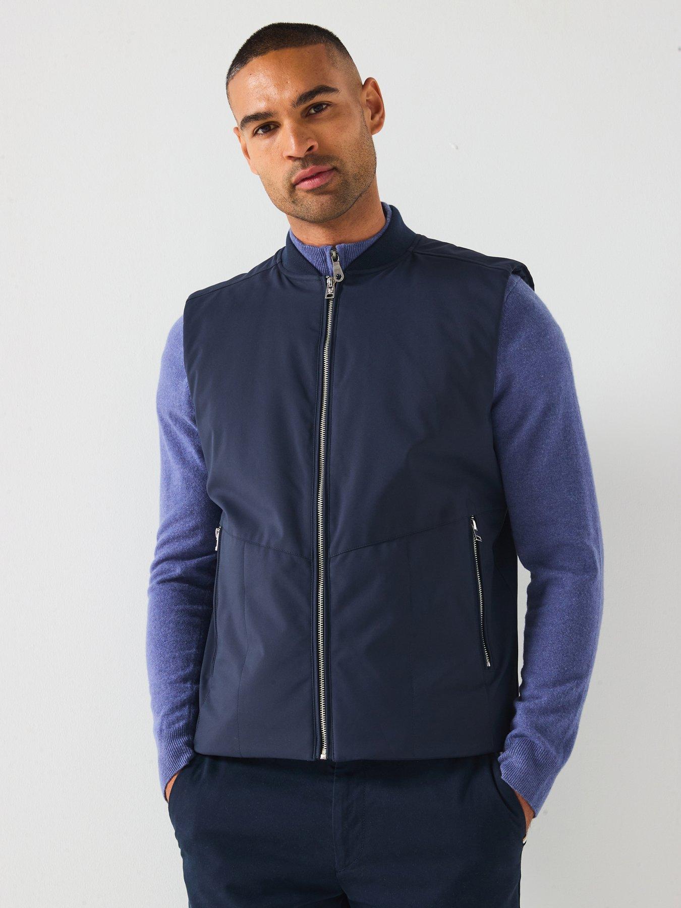 Lyle & Scott Quilted Shell Gilet- Navy
