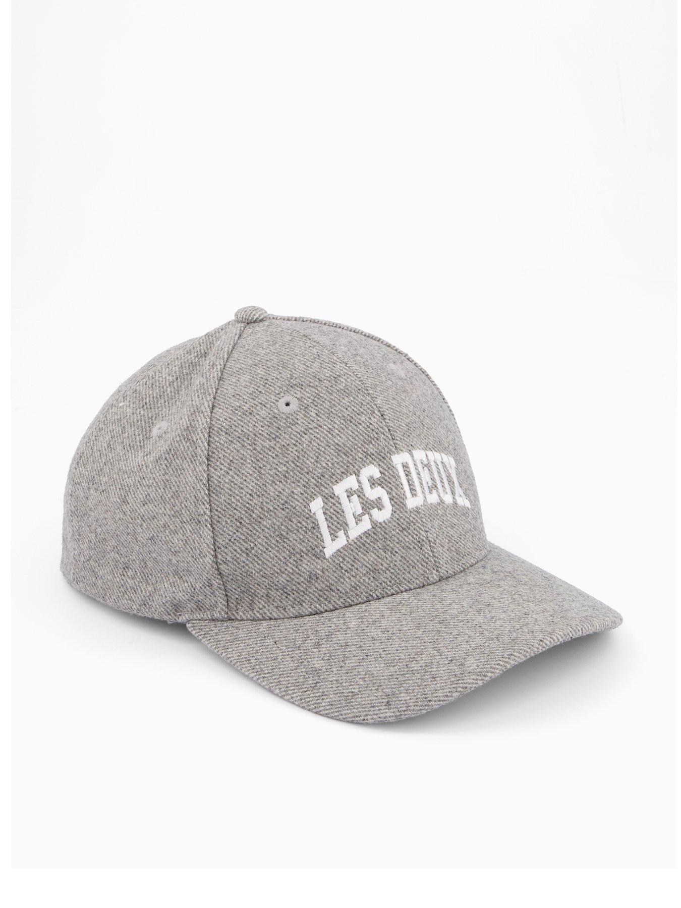Les Deux Wool Baseball Cap - Light Grey