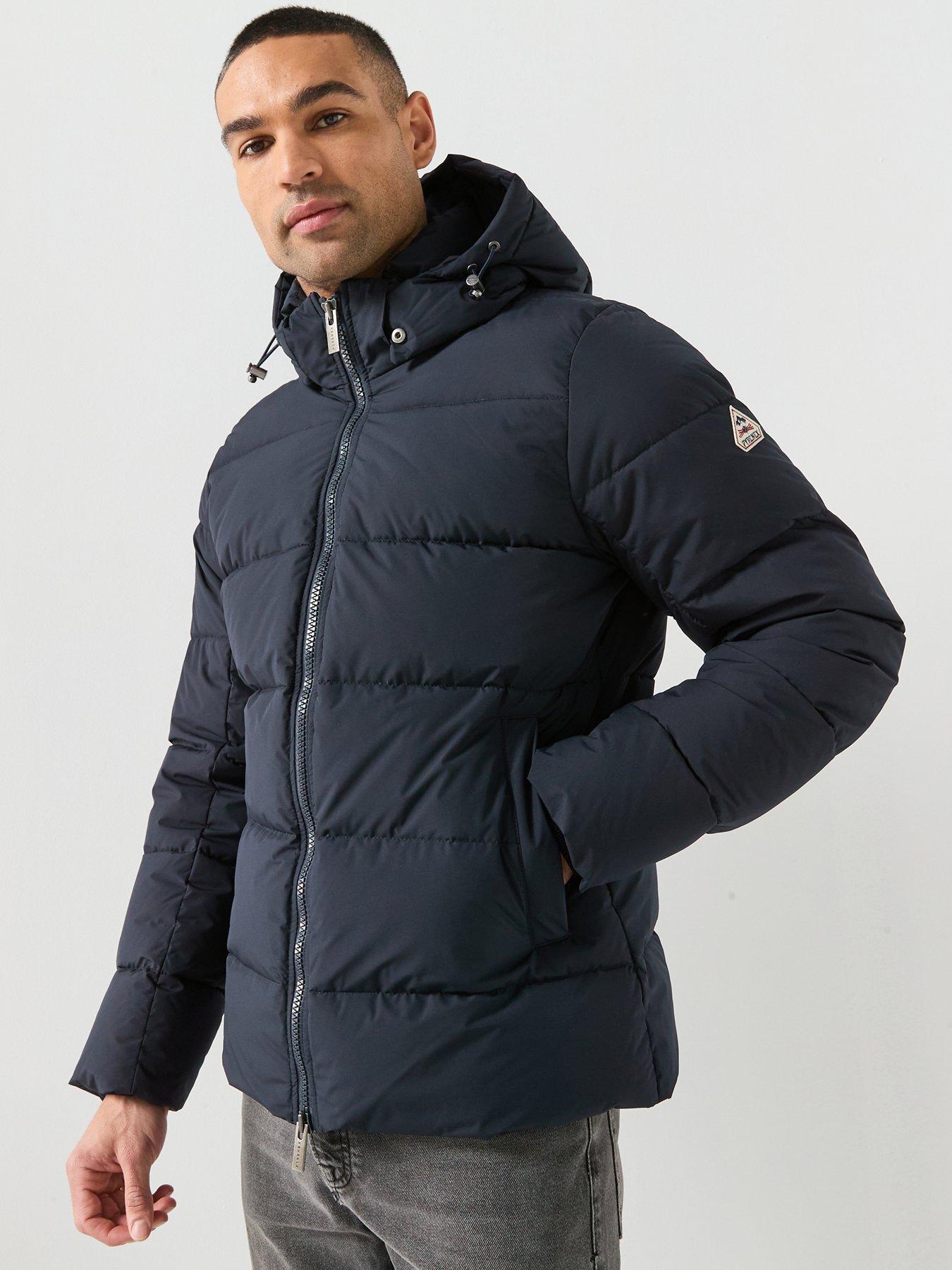 Pyrenex Spoutnic Mini Ripstop Hooded Water Repellent Jacket, Navy, Size 2Xl, Men