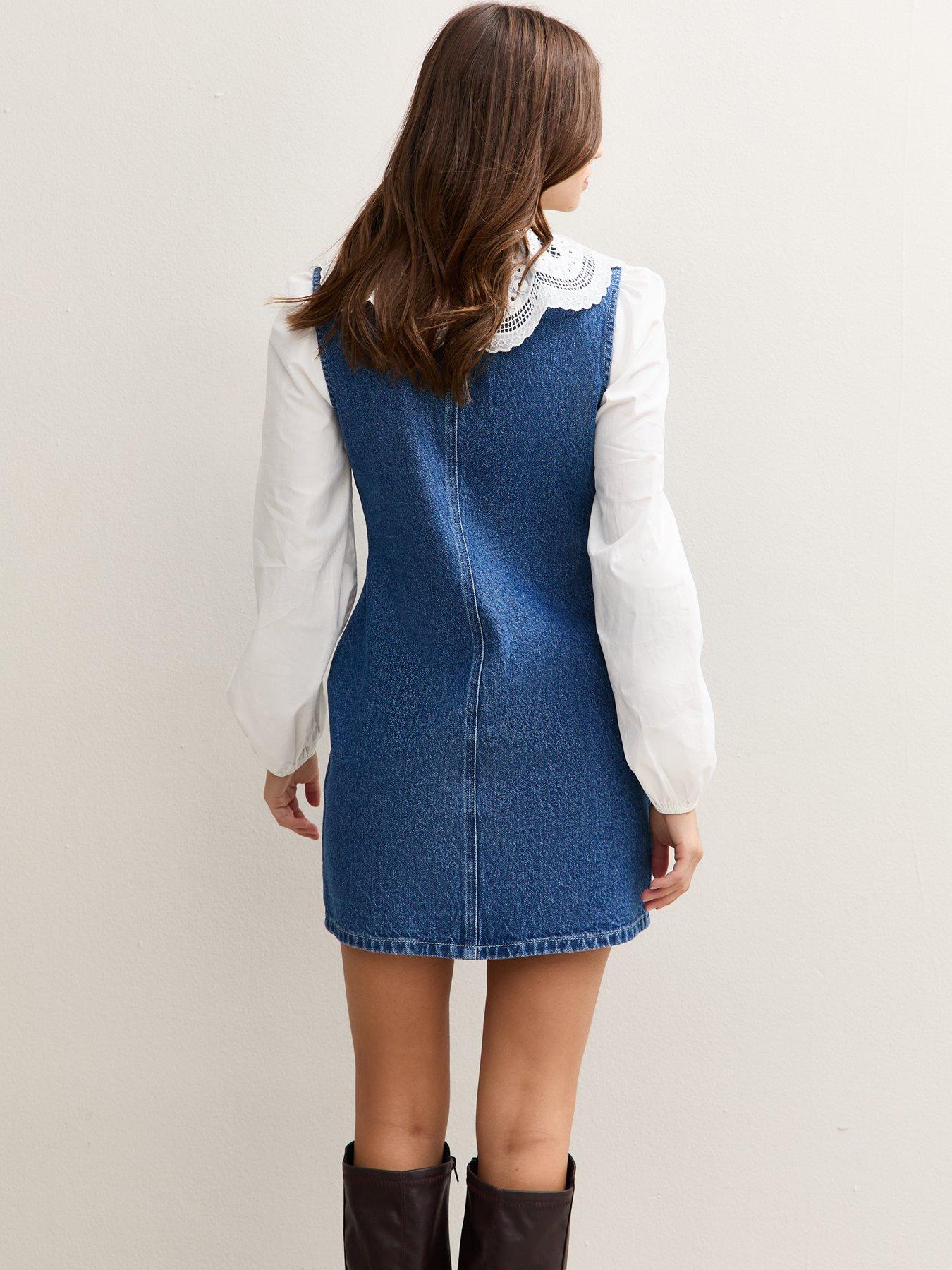 white christmas dresses EDA SHIRT DRESS