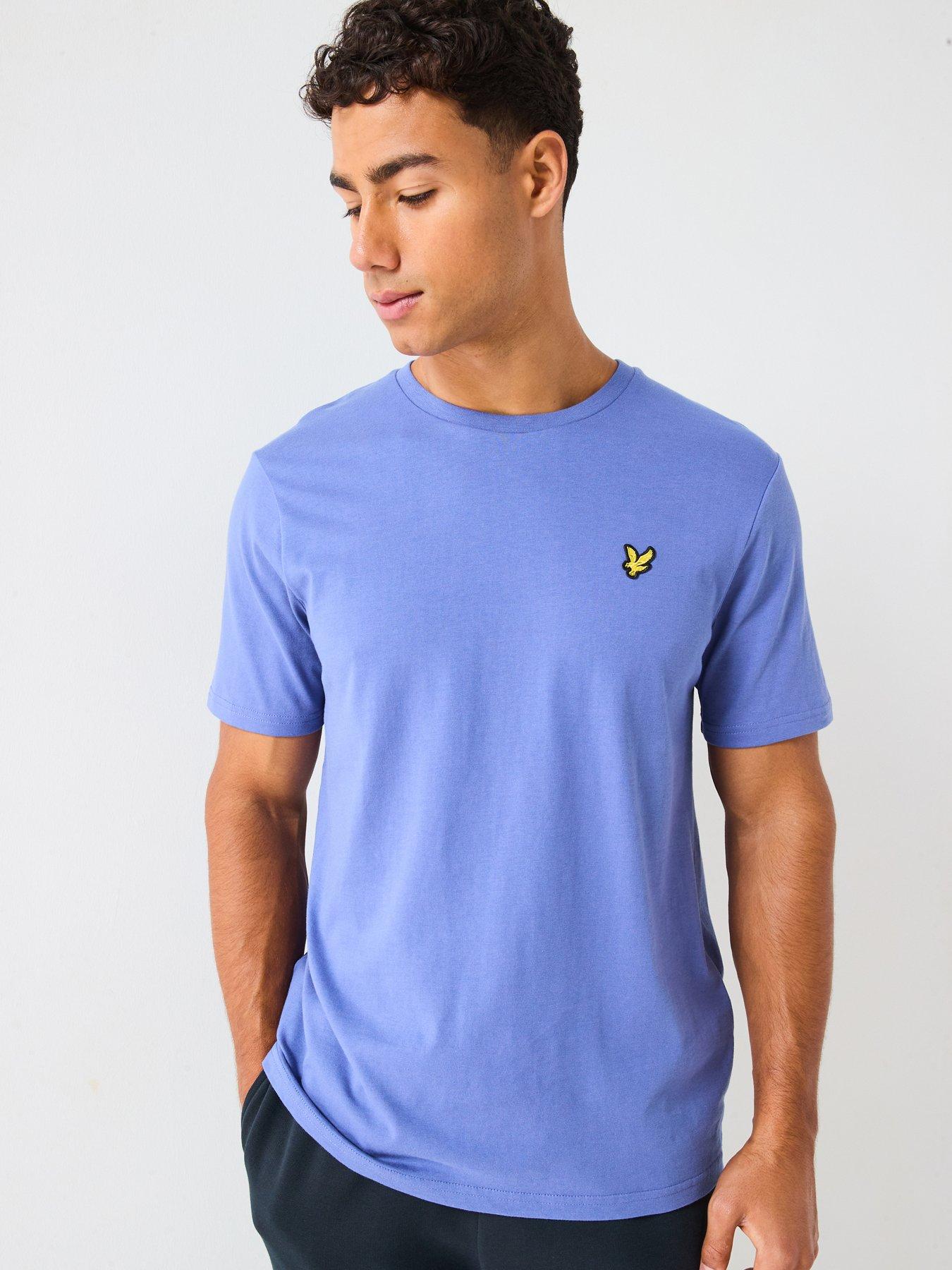 undefined Plain T-Shirt - Blue