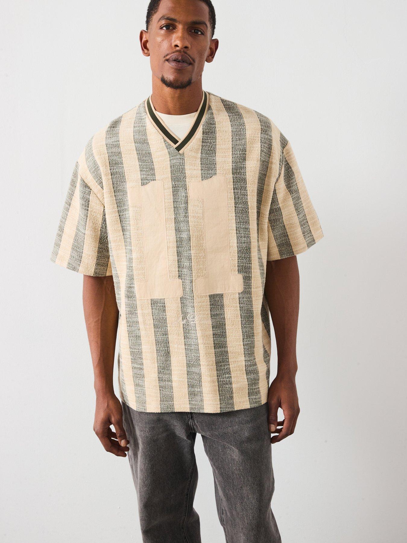 Les Deux Bronson American Football Jersey T-Shirt - Light Green