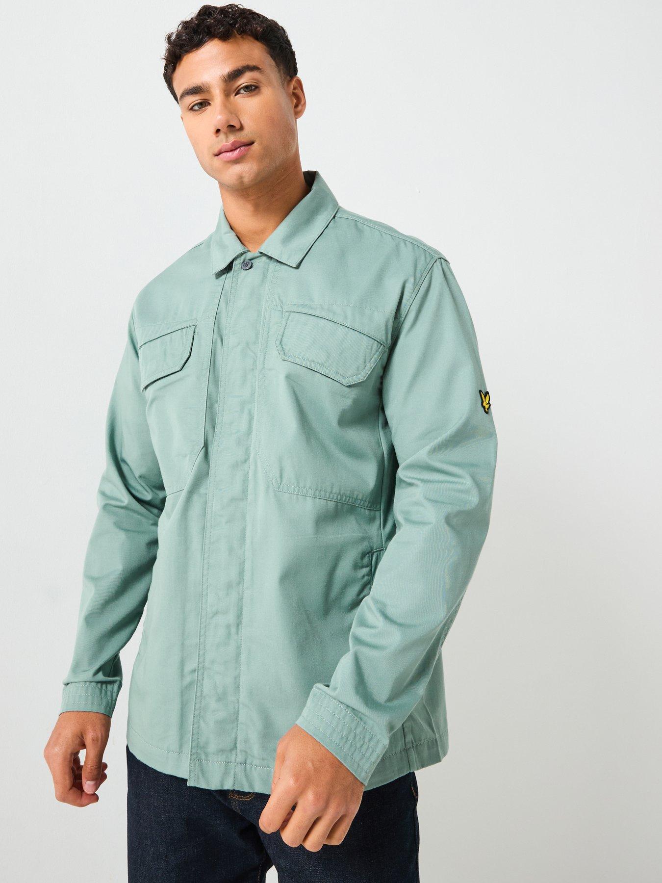 Lyle & Scott Multi Pocket Overshirt - Light Green
