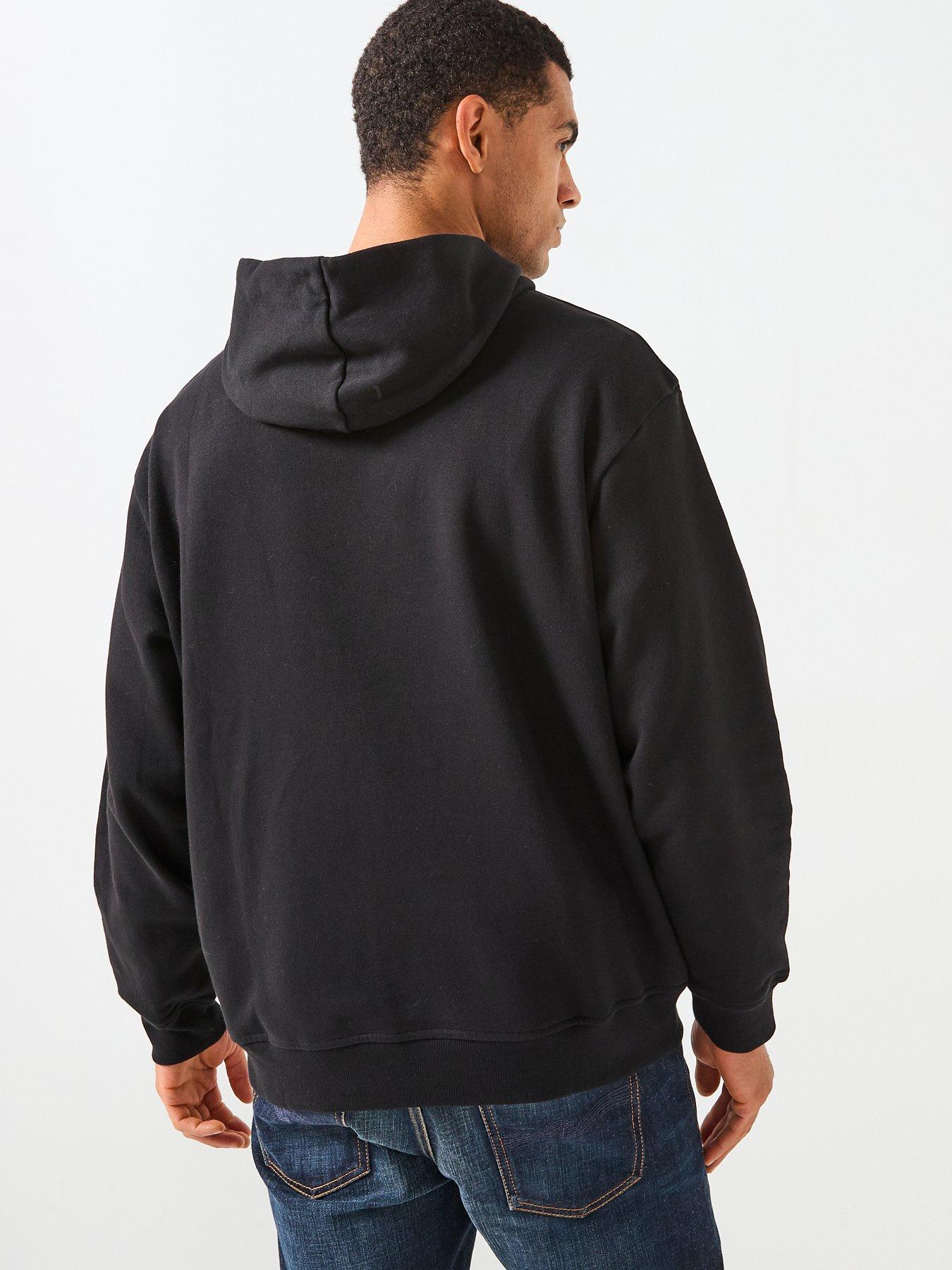 Image 2 of 6 of Lyle & Scott Loungewear Pullover Hoodie- Black