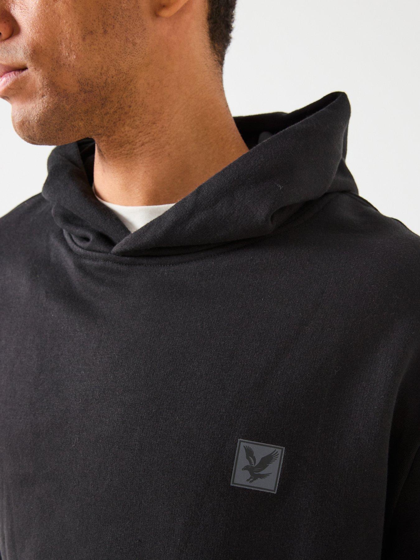 Image 5 of 6 of Lyle & Scott Loungewear Pullover Hoodie- Black
