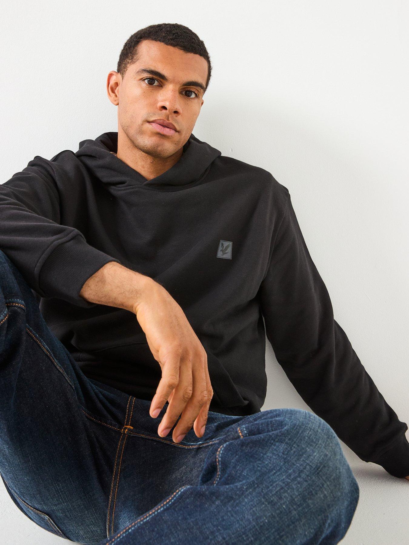 Image 6 of 6 of Lyle & Scott Loungewear Pullover Hoodie- Black