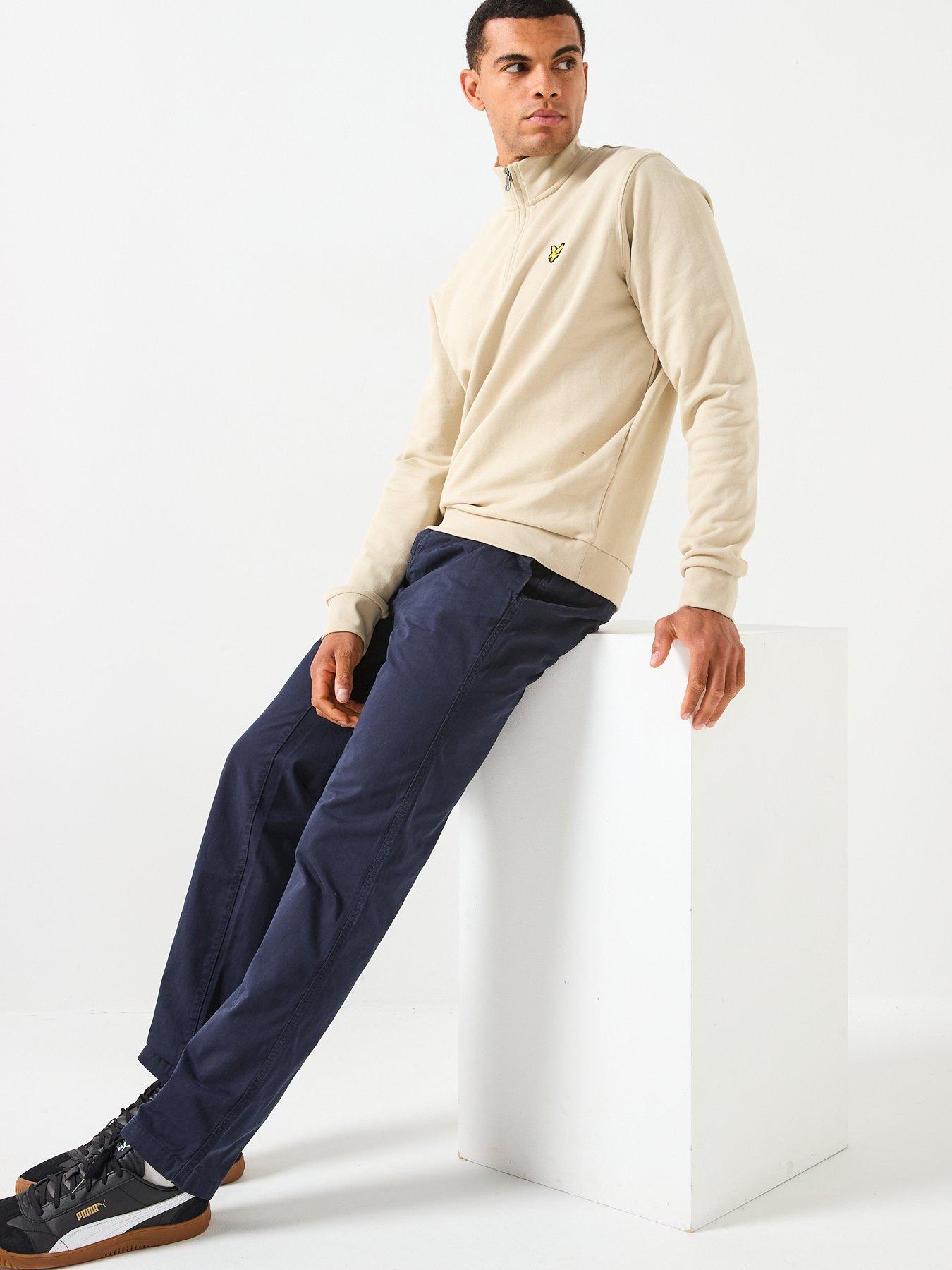 Image 3 of 6 of Lyle & Scott Straight Leg Chino- Navy