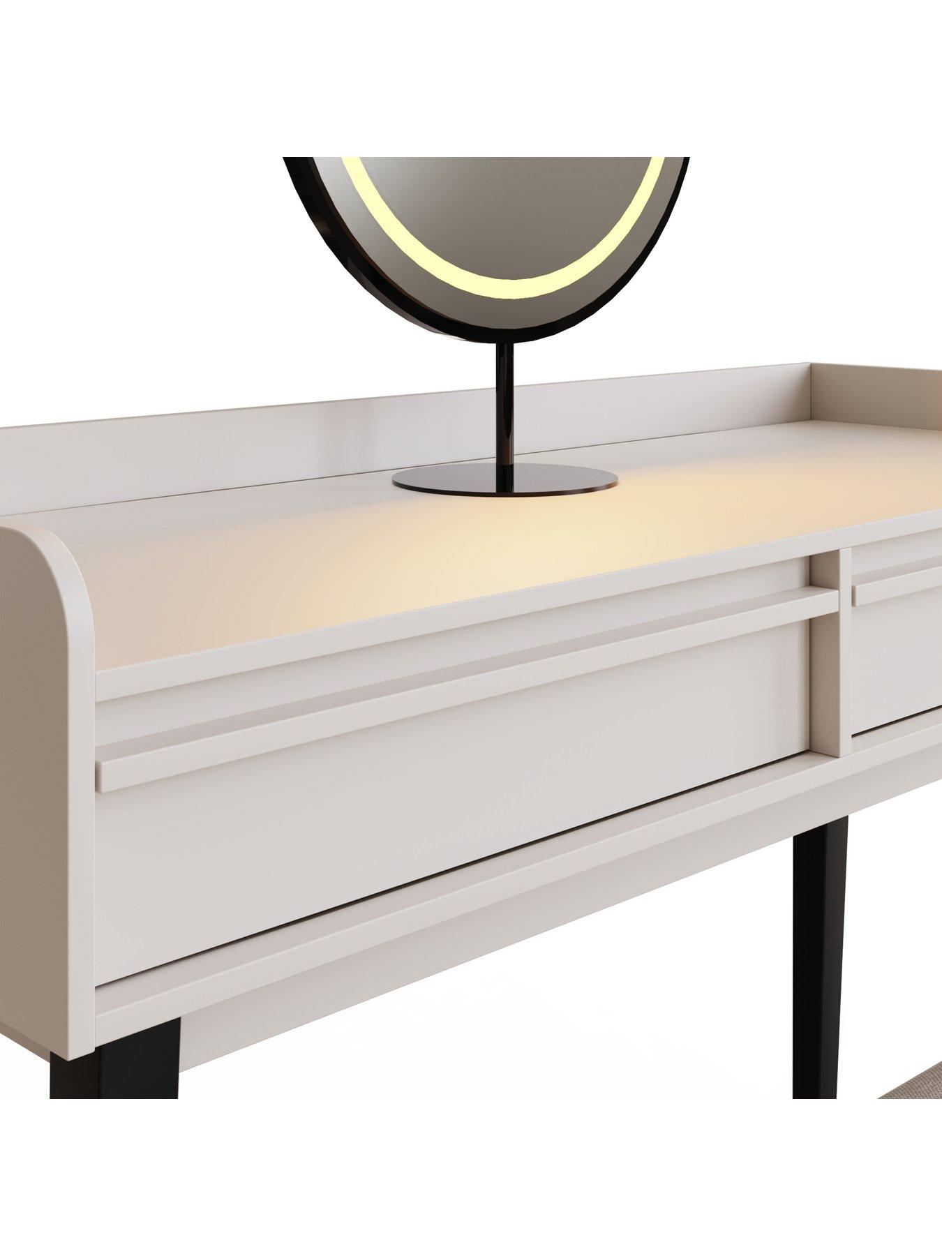 Image 6 of 7 of GFW Phoebe Dressing Table with LED Mirror & Stool