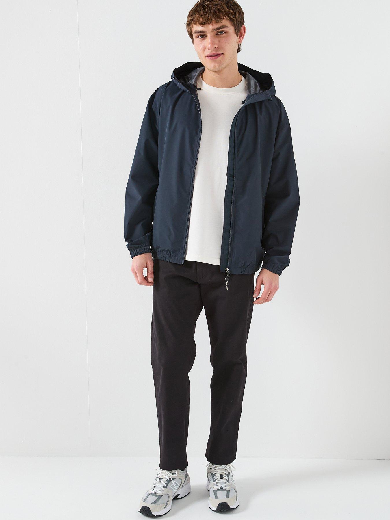 Pyrenex Ensure Water Resistant Hooded Jacket - Navy | Very