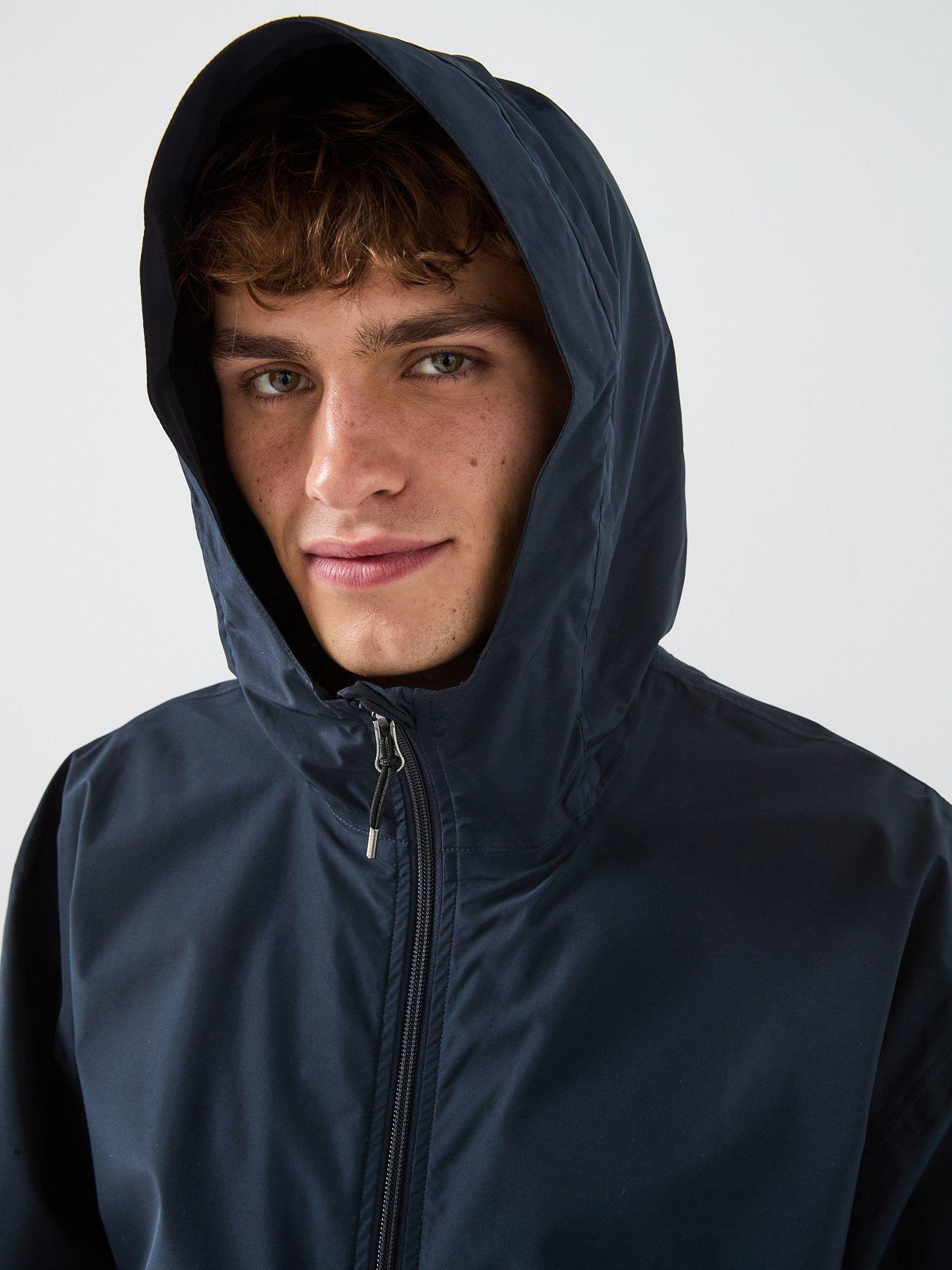Pyrenex Ensure Water Resistant Hooded Jacket - Navy | Very