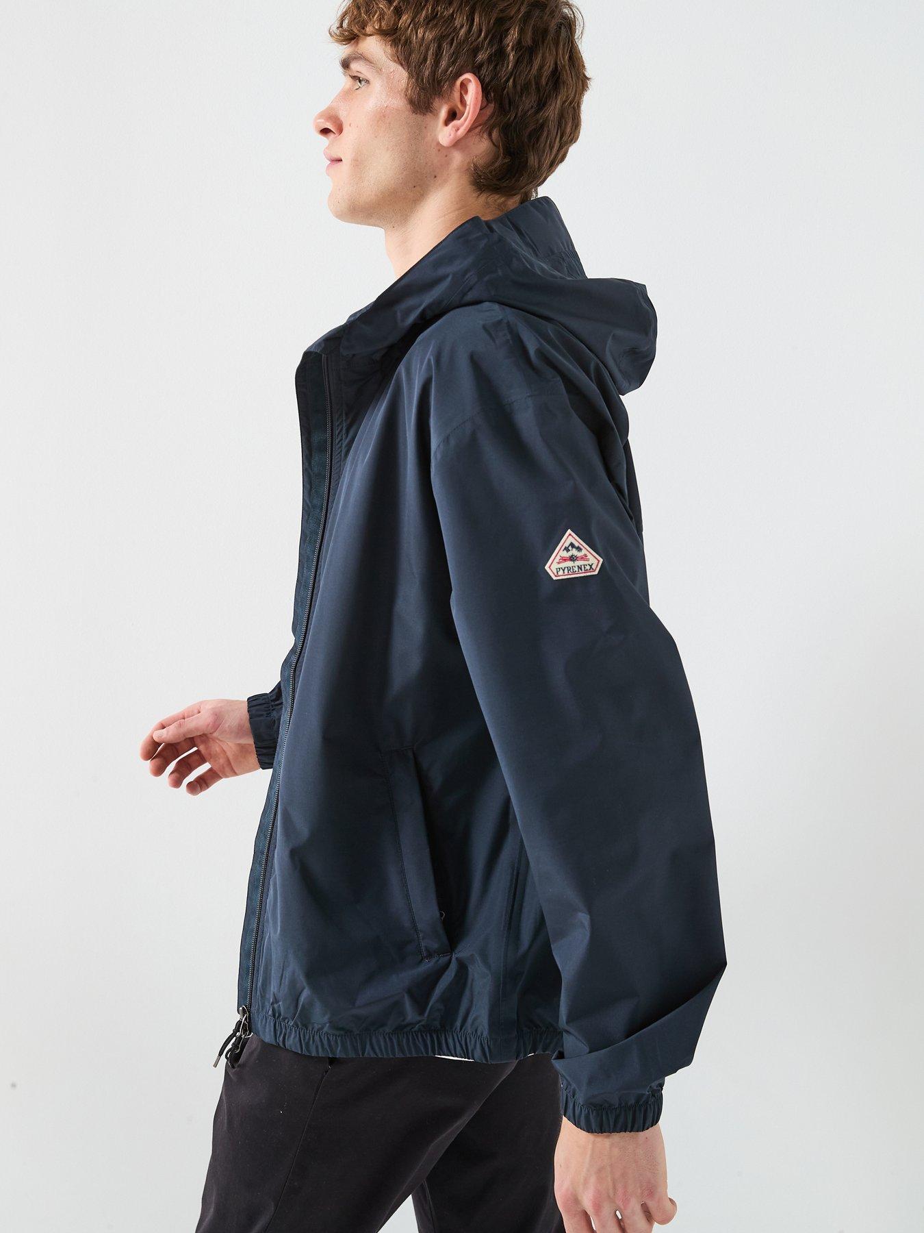 Pyrenex Ensure Water Resistant Hooded Jacket - Navy | Very